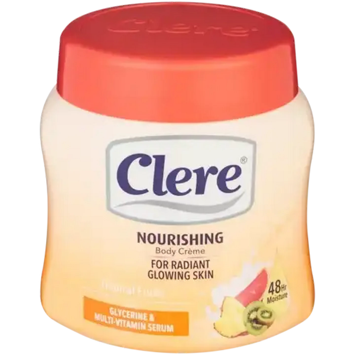 Image of Clere Glycerine Gel Enriched Tropical Fruits Nourishing Body Crème Tub 500ml