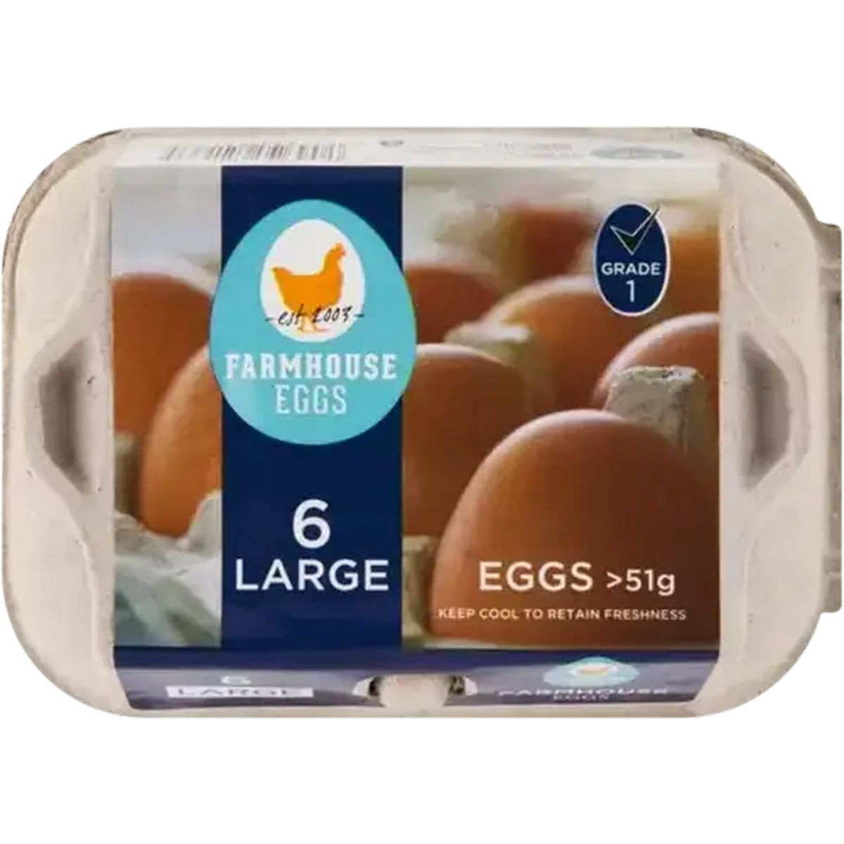 Checkers Sixty60 | Farmhouse Eggs Grade 1 Eggs Large 6 Pack