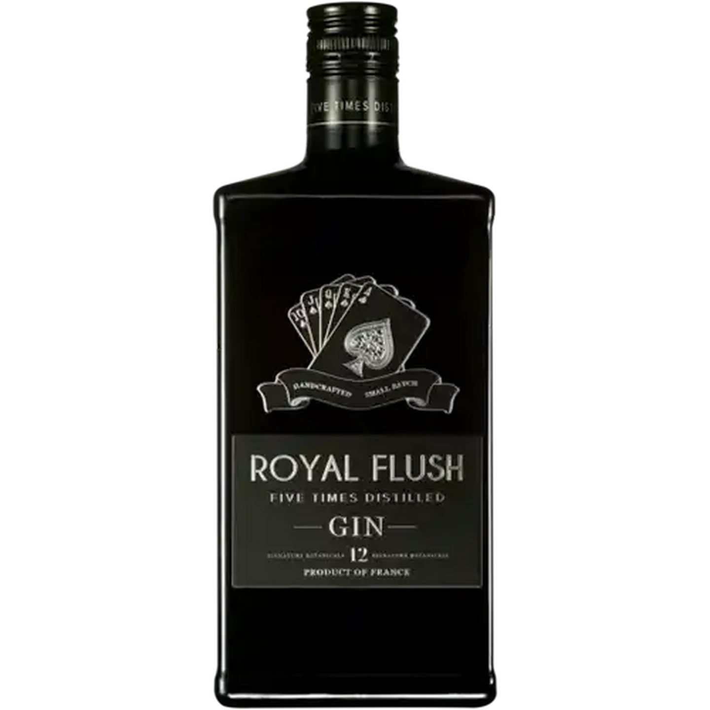 Image of Royal Flush Signature Botanicals 12 Gin Bottle 750ml