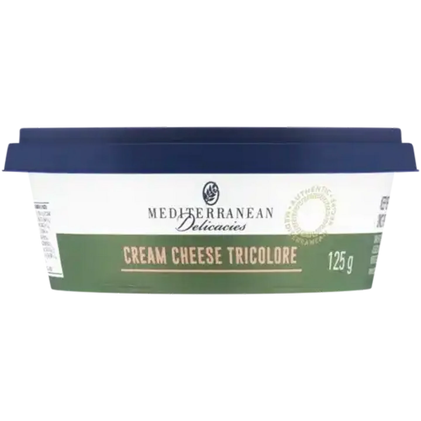 Image of Mediterranean Delicacies Cream Cheese Tricolore 125g