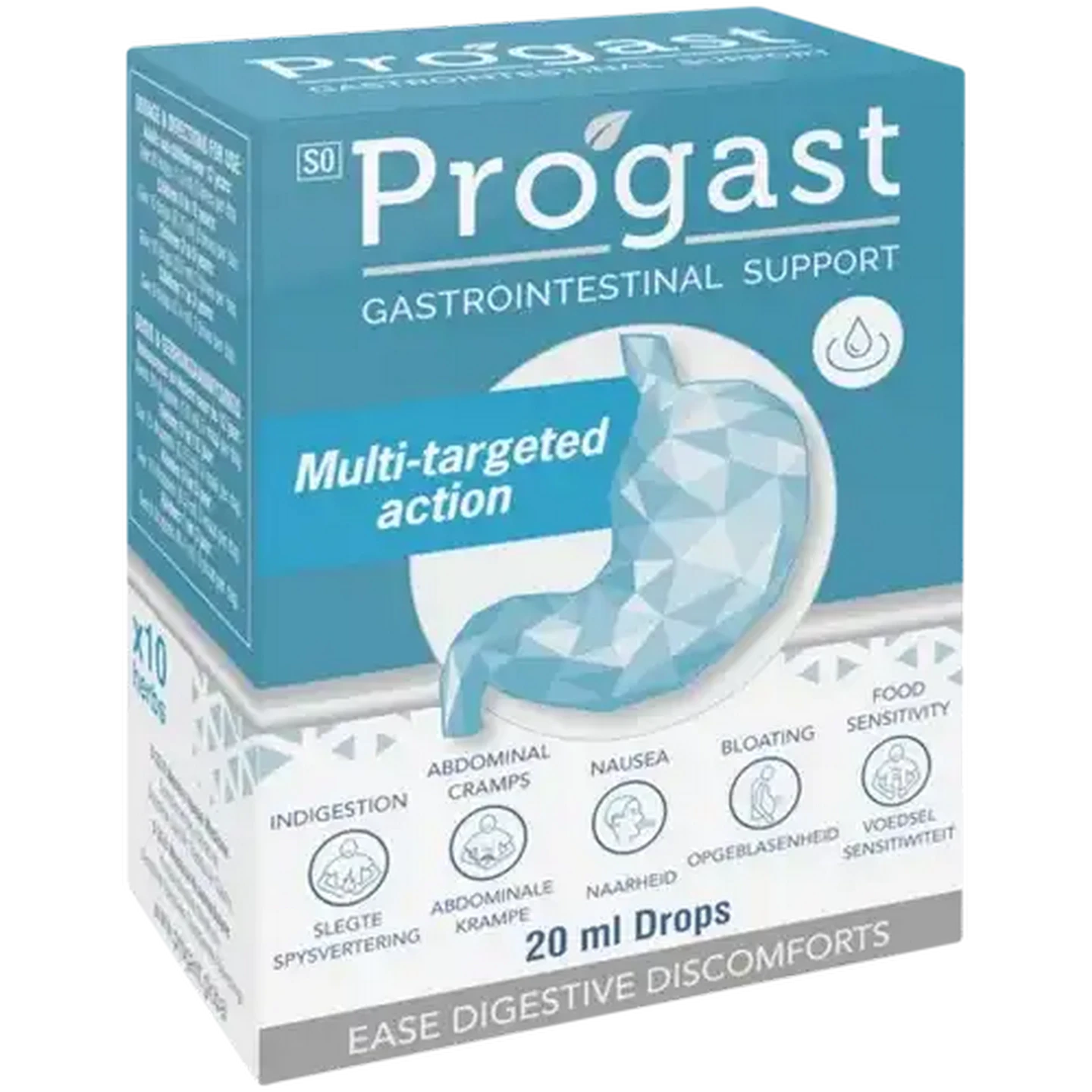 Image of Progast Multi-Action Gastrointestinal Support Drops 20ml