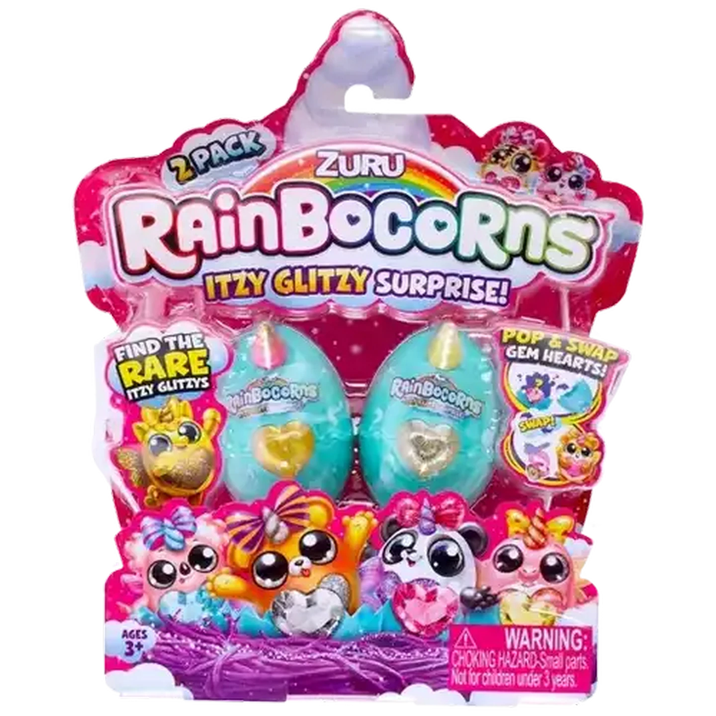 Image of Rainbocorns Itzy Glitzy Surprise 2-Pack