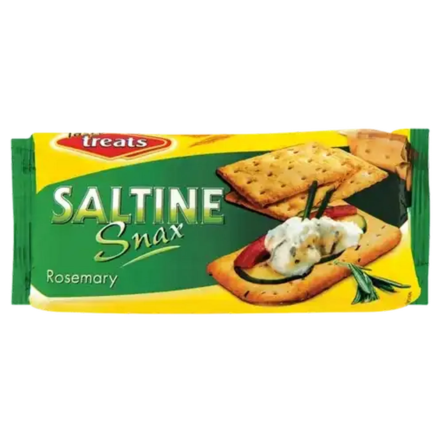 Image of Tasty Treats Saltine Snax Rosemary Flavoured Crackers 100g