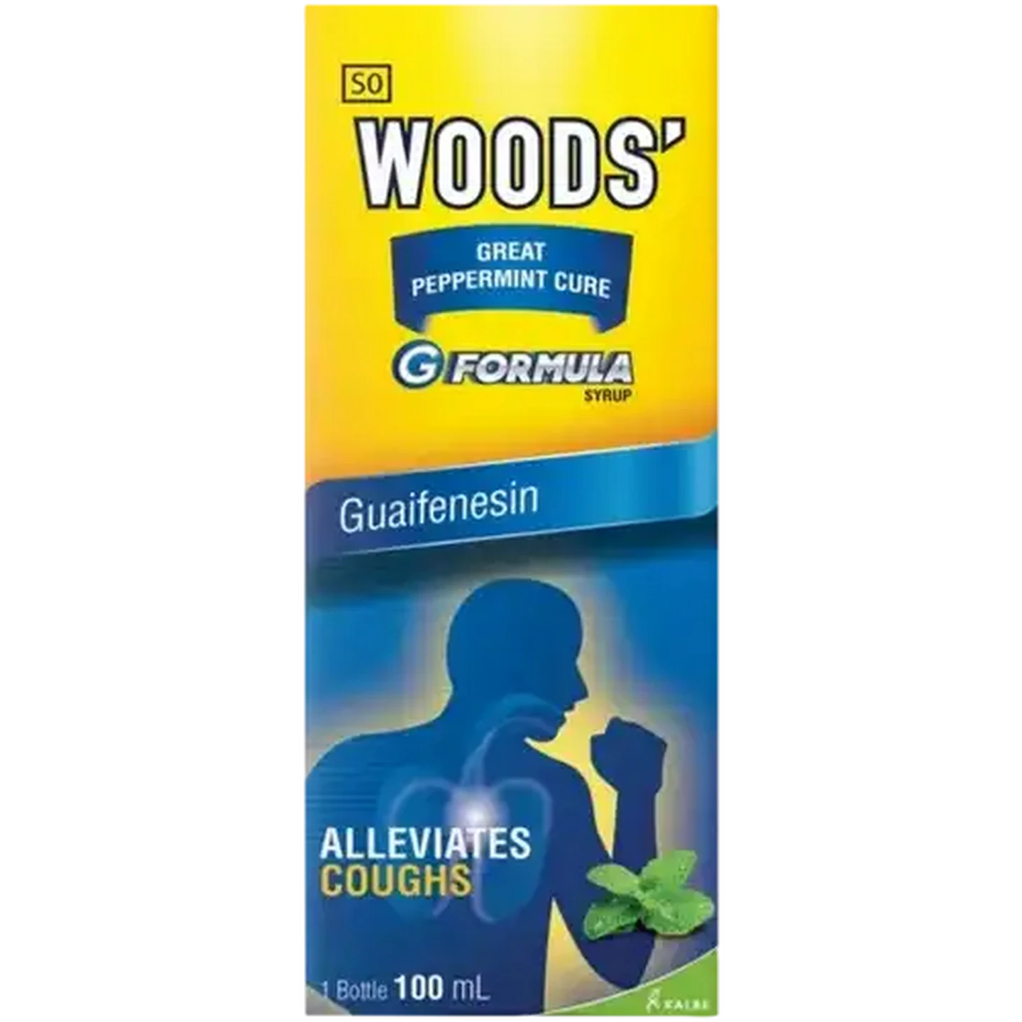 Image of WOODS' Great Peppermint Cure G Formula Cough Syrup 100ml