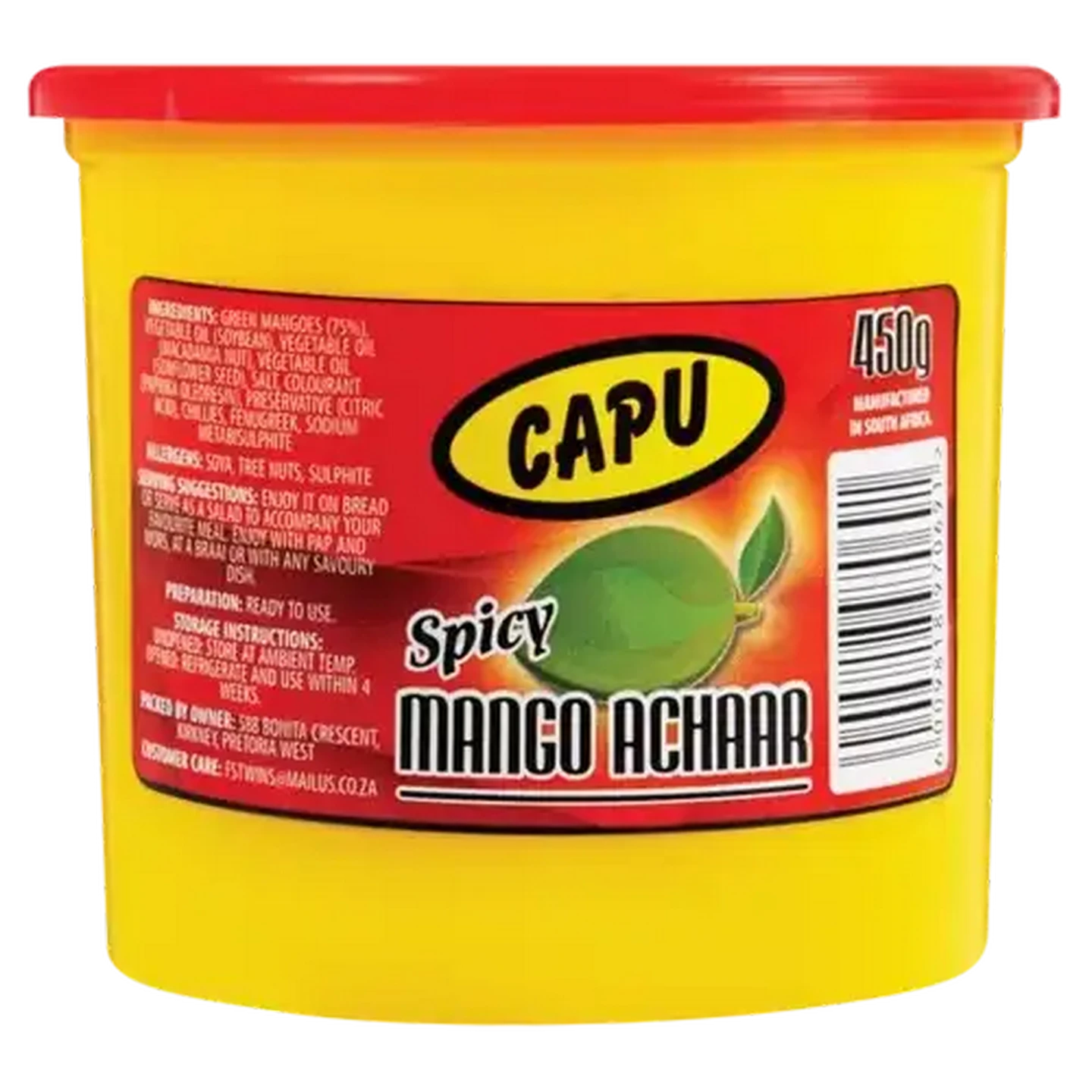 Image of Capu Spicy Mango Achaar 450g
