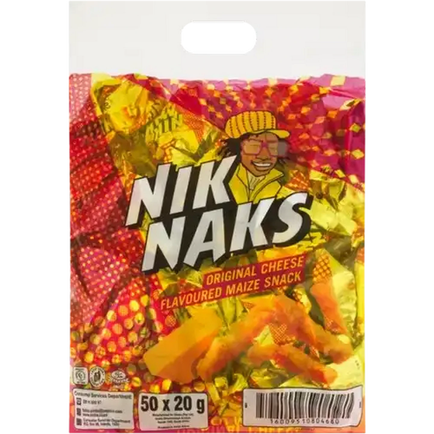 Checkers Sixty60 | NikNaks Original Cheese Flavoured Maize Snack