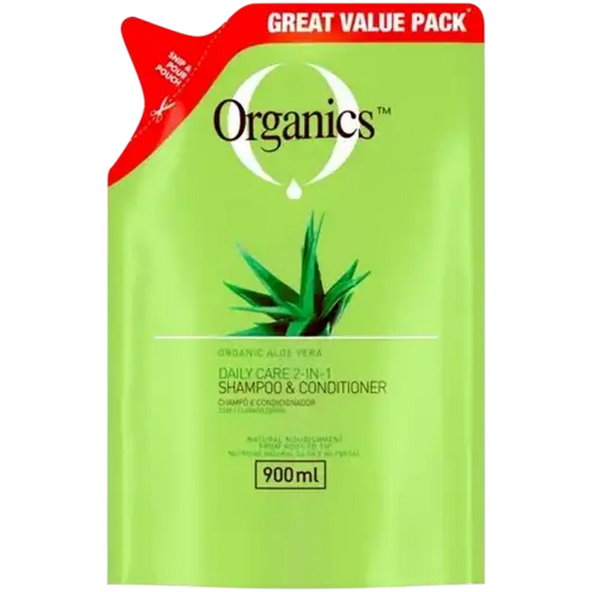 Checkers Sixty60 | Organics Aloe Vera Daily Care 2-in-1 Shampoo