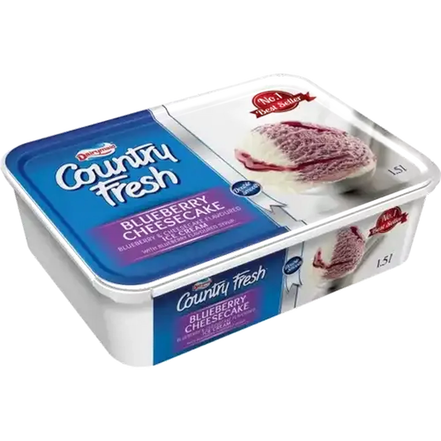Image of Dairymaid Country Fresh Blueberry Cheesecake Ice Cream 1.8L
