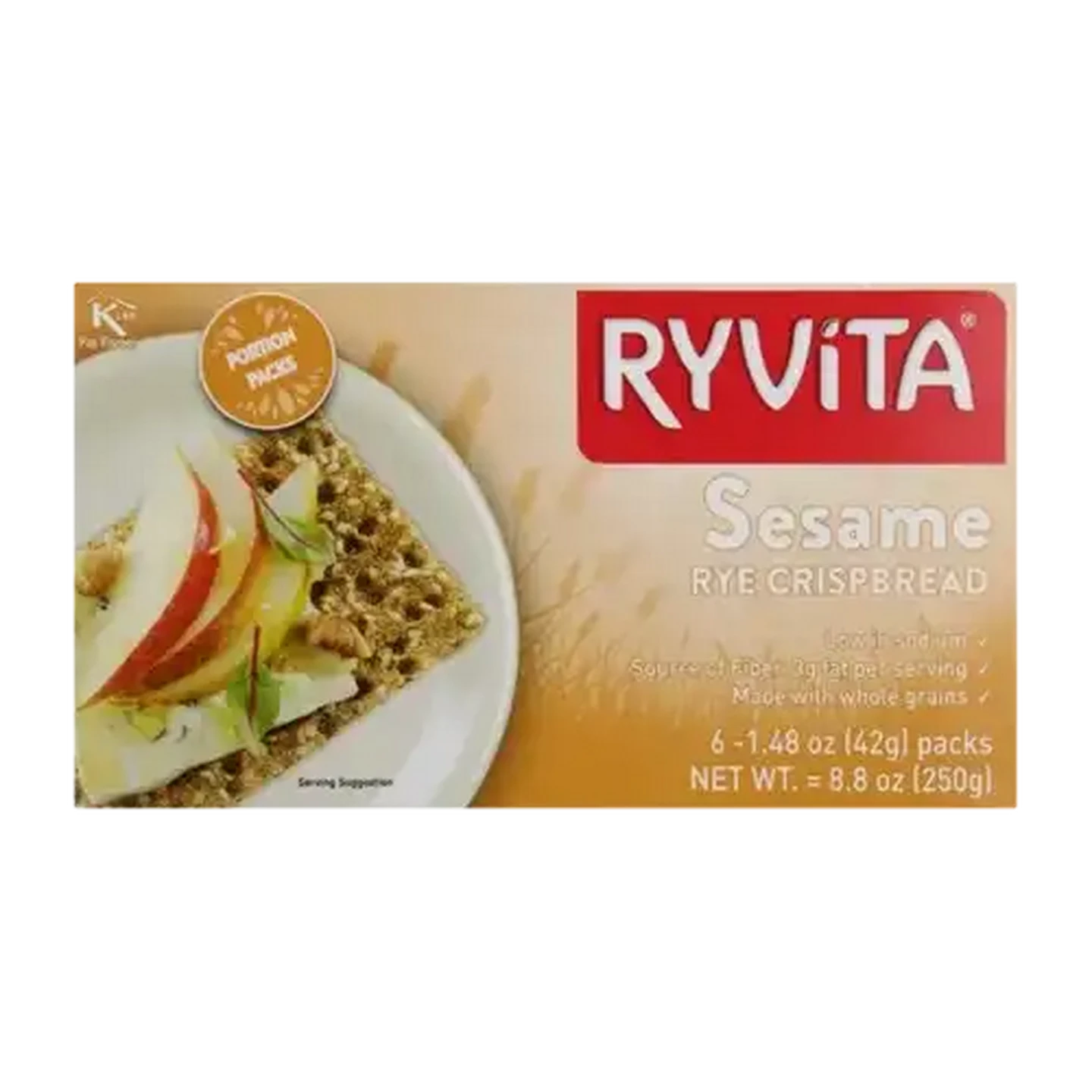 Image of Ryvita Sesame Rye Crispbread 250g