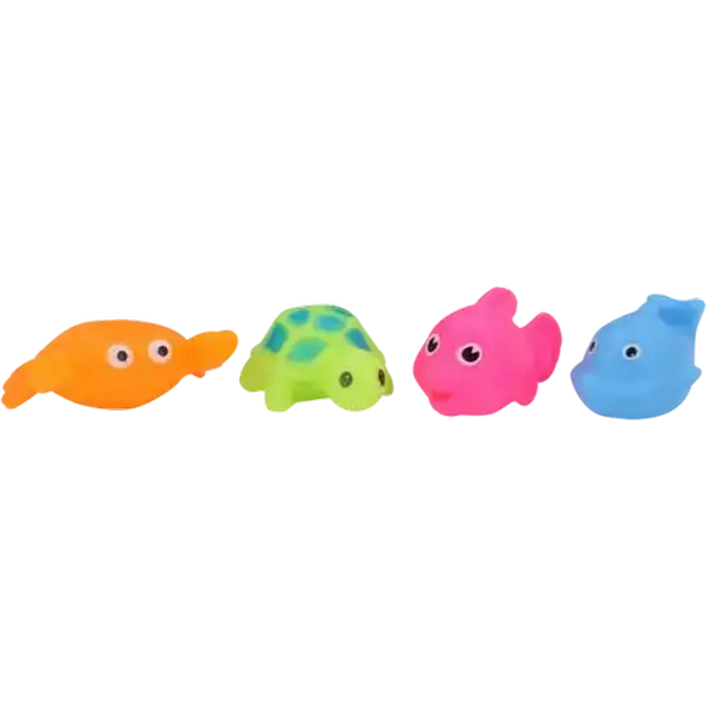 Image of Jolly Tots Toy Animal Bath Squeakers 3 Piece 3 Months +