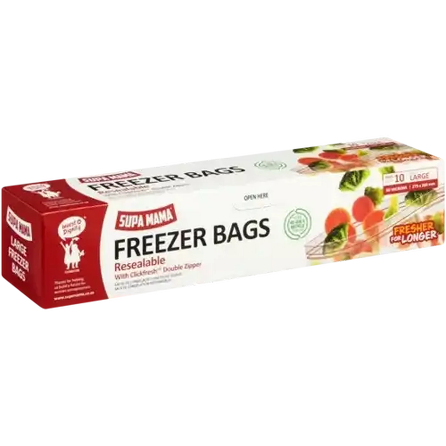 Checkers Sixty60 | Supa Mama Large Resealable Freezer Bags 10 Pack