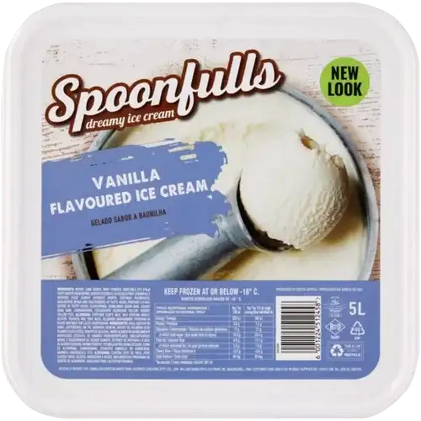 Checkers Sixty60 | Spoonfulls Vanilla Flavoured Ice Cream 5L
