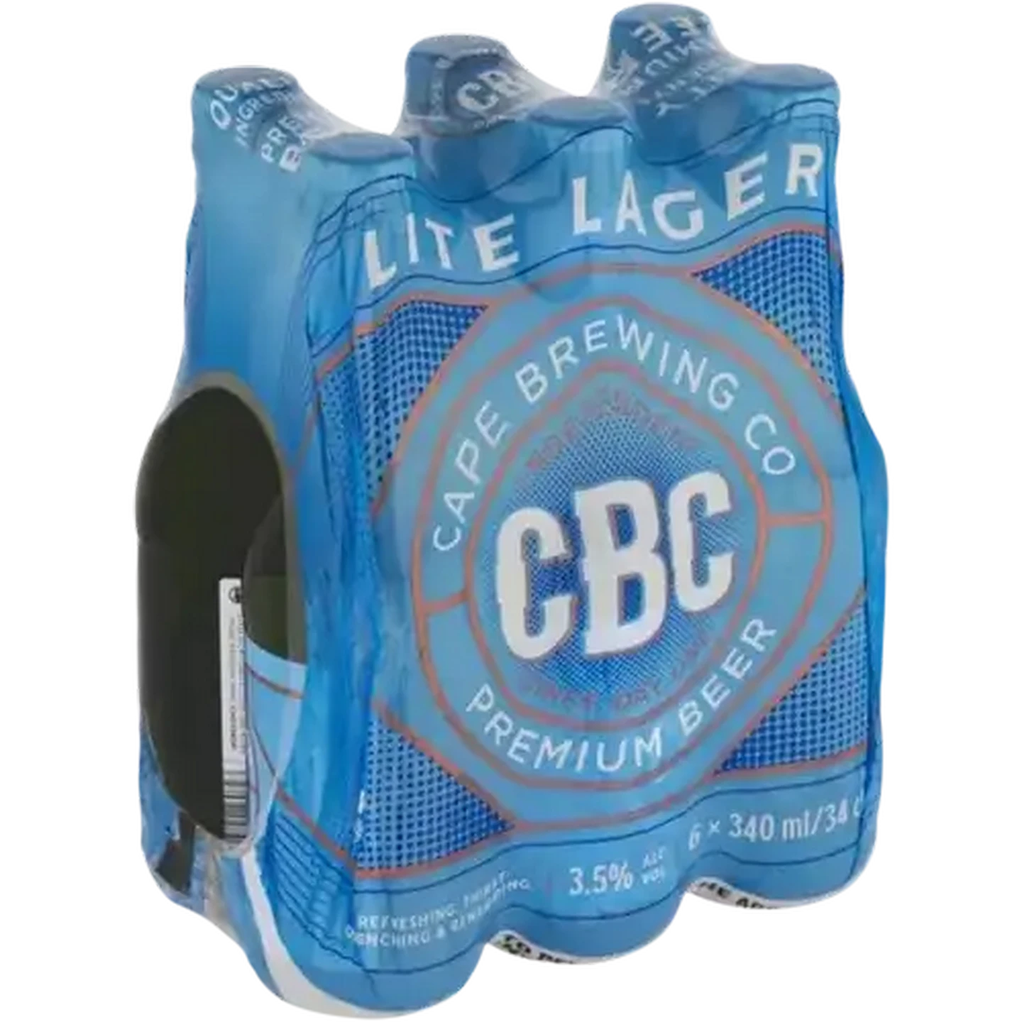Image of CBC Lite Lager Beer Bottles 6 x 340ml