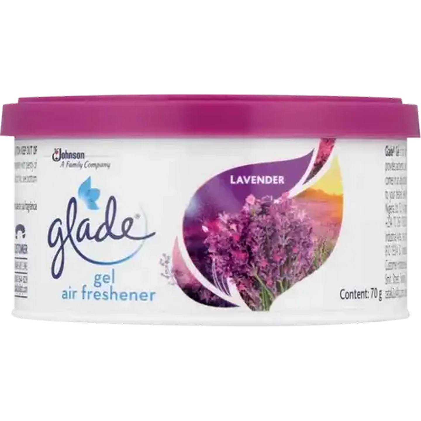 Image of Glade Lavender Scented Gel Air Freshener 70g
