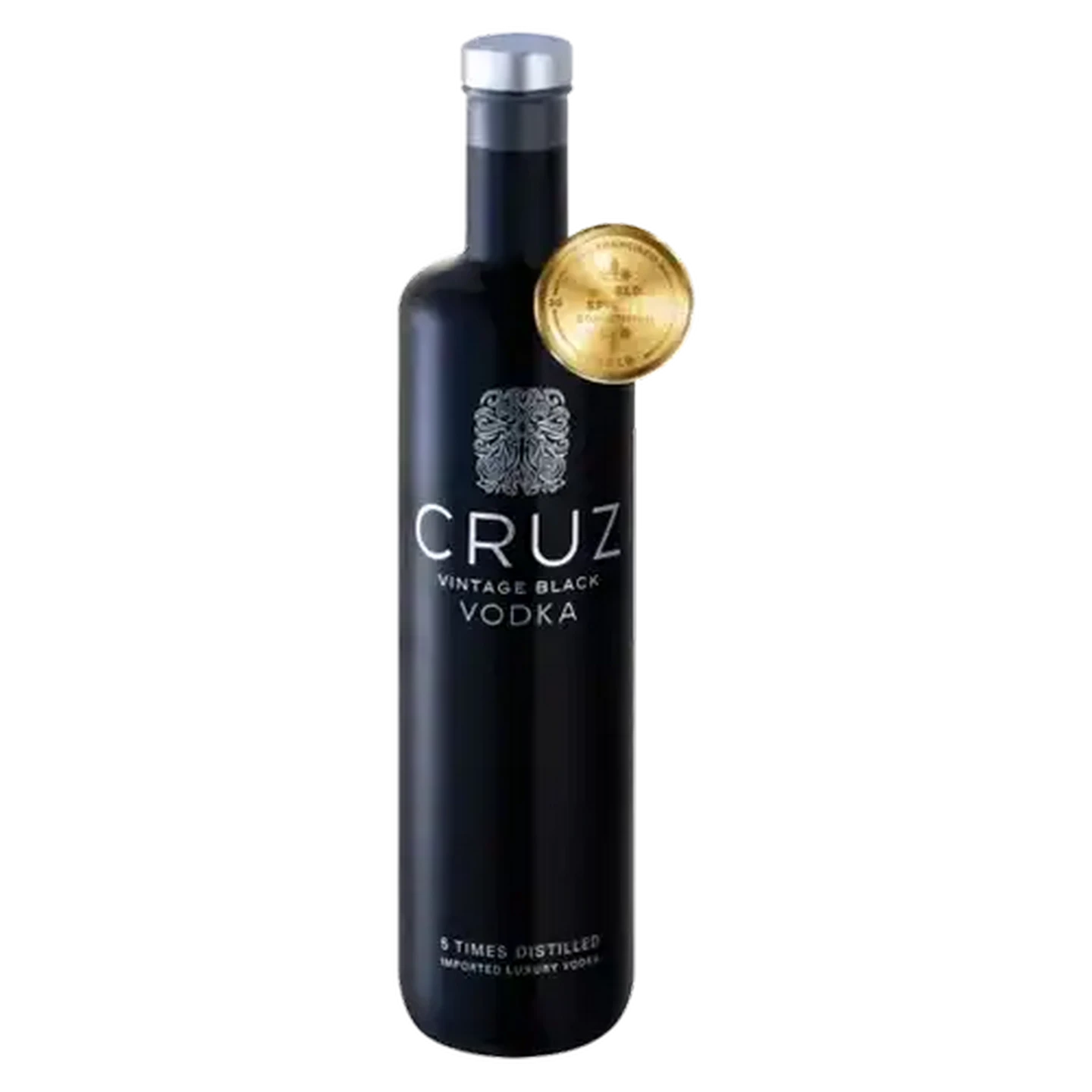 Image of Cruz Vintage Black Vodka Bottle 750ml