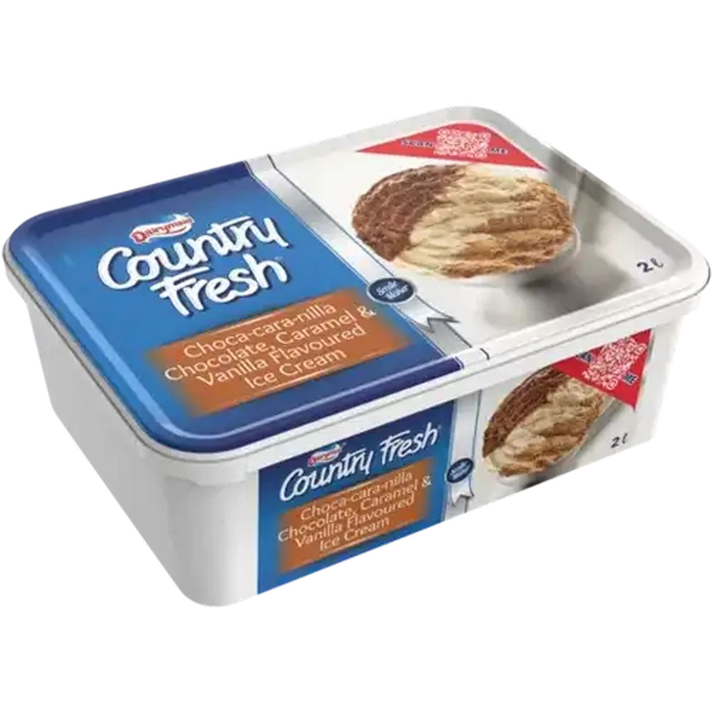 Image of Dairymaid Country Fresh Choca-Cara-Nilla Flavoured Ice Cream 2L