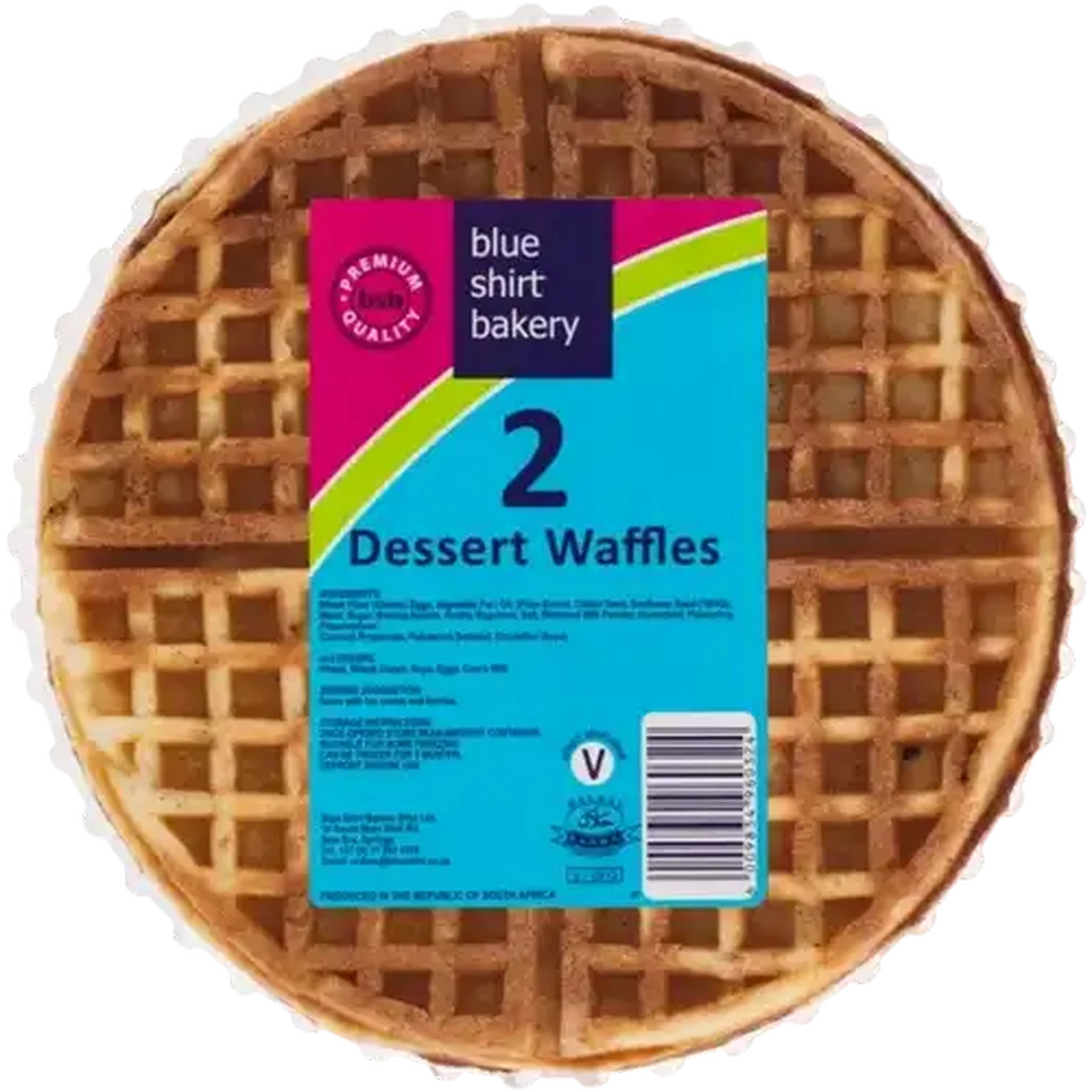Image of Blue Shirt Bakery Dessert Waffles 2 Pack