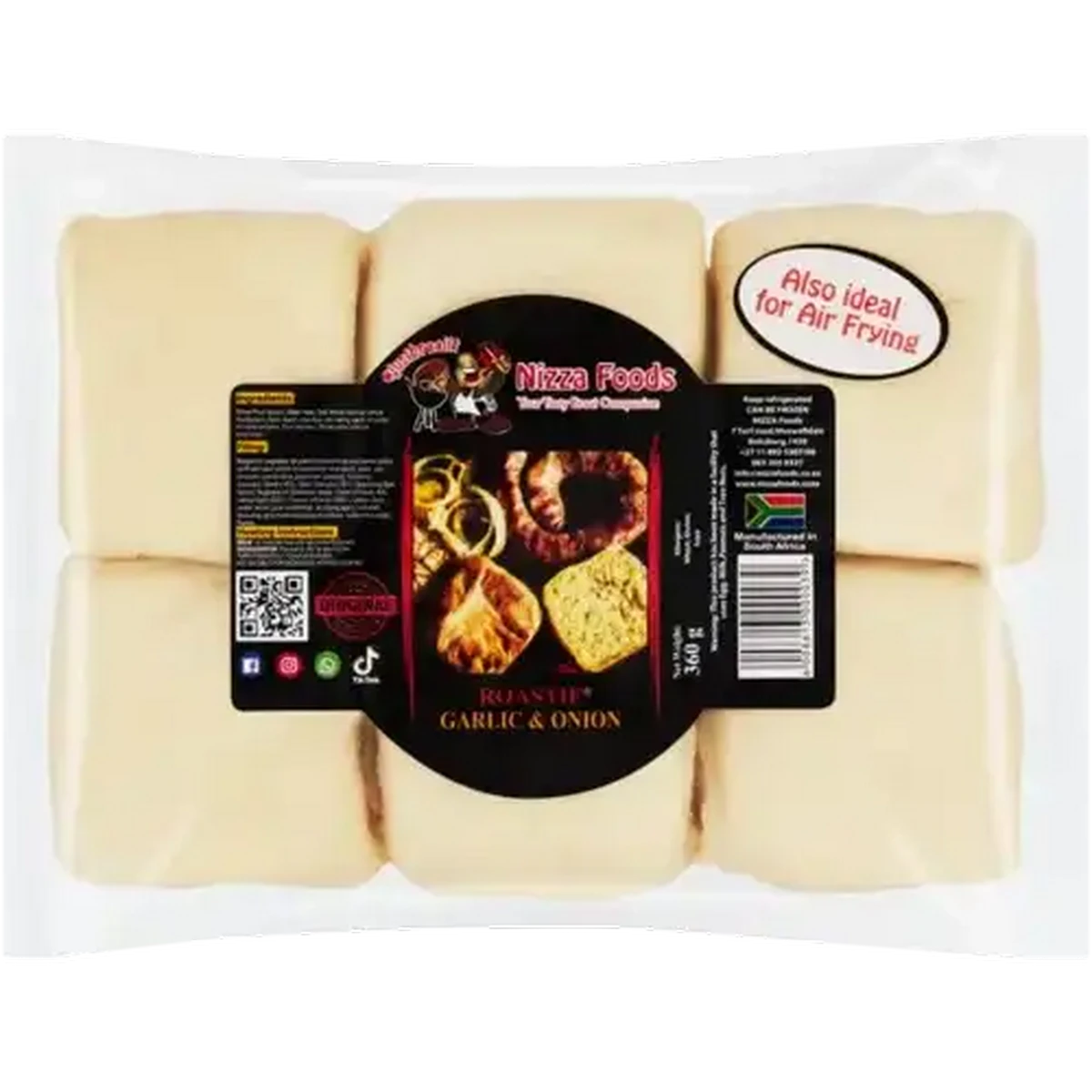 Checkers Sixty60 | Nizza Foods Roastie Garlic & Onion Roastie 6 Pack