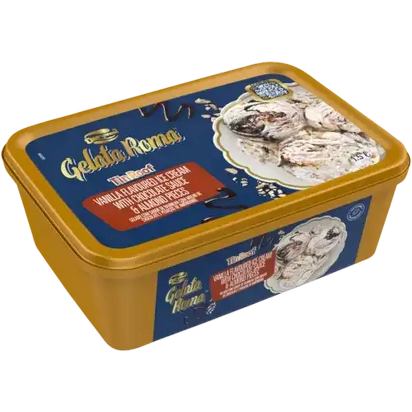 Image of Dairymaid Gelata Roma Tin Roof Ice Cream 1.5L