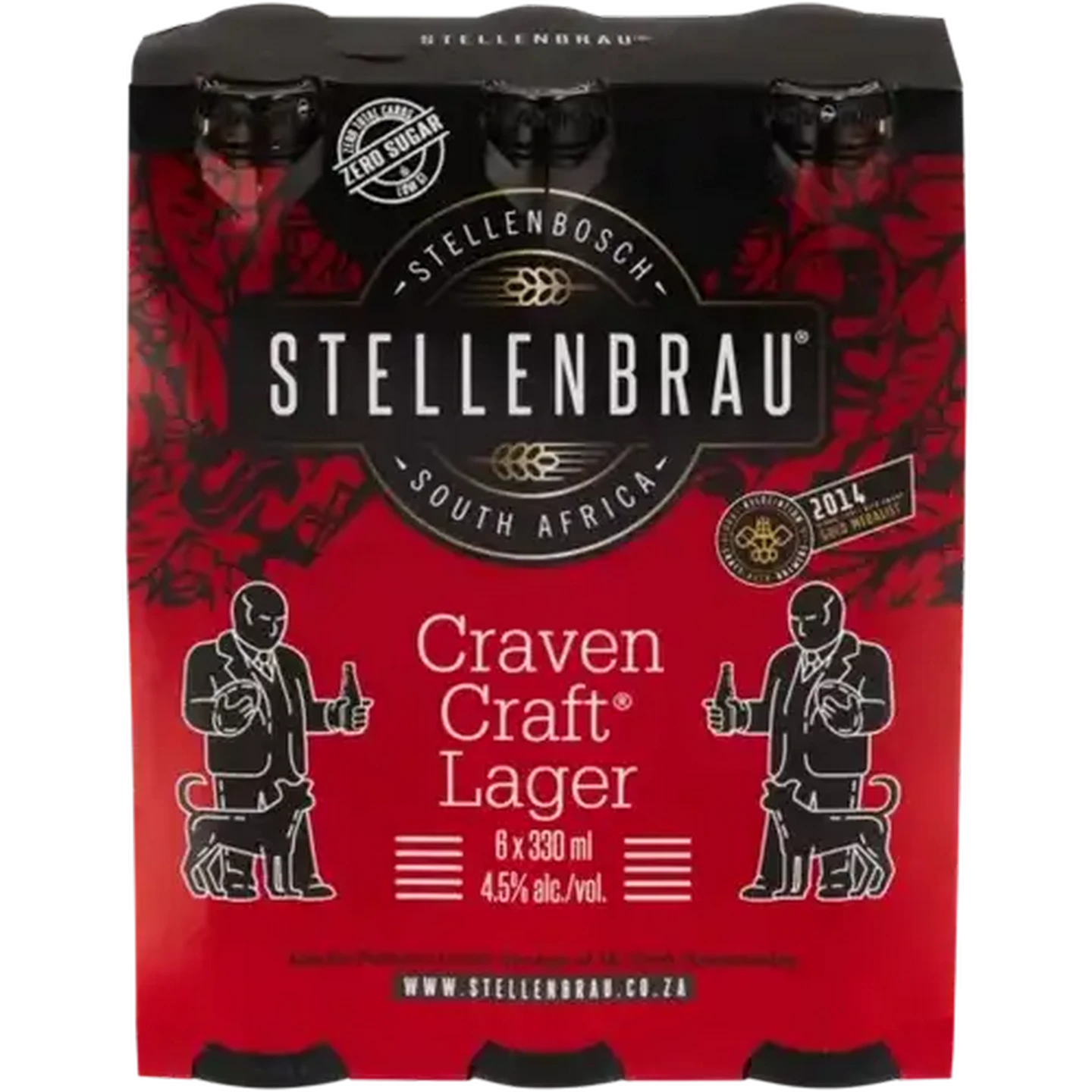 Image of Stellenbrau Craven Craft Lager Beer Bottles 6 x 330ml