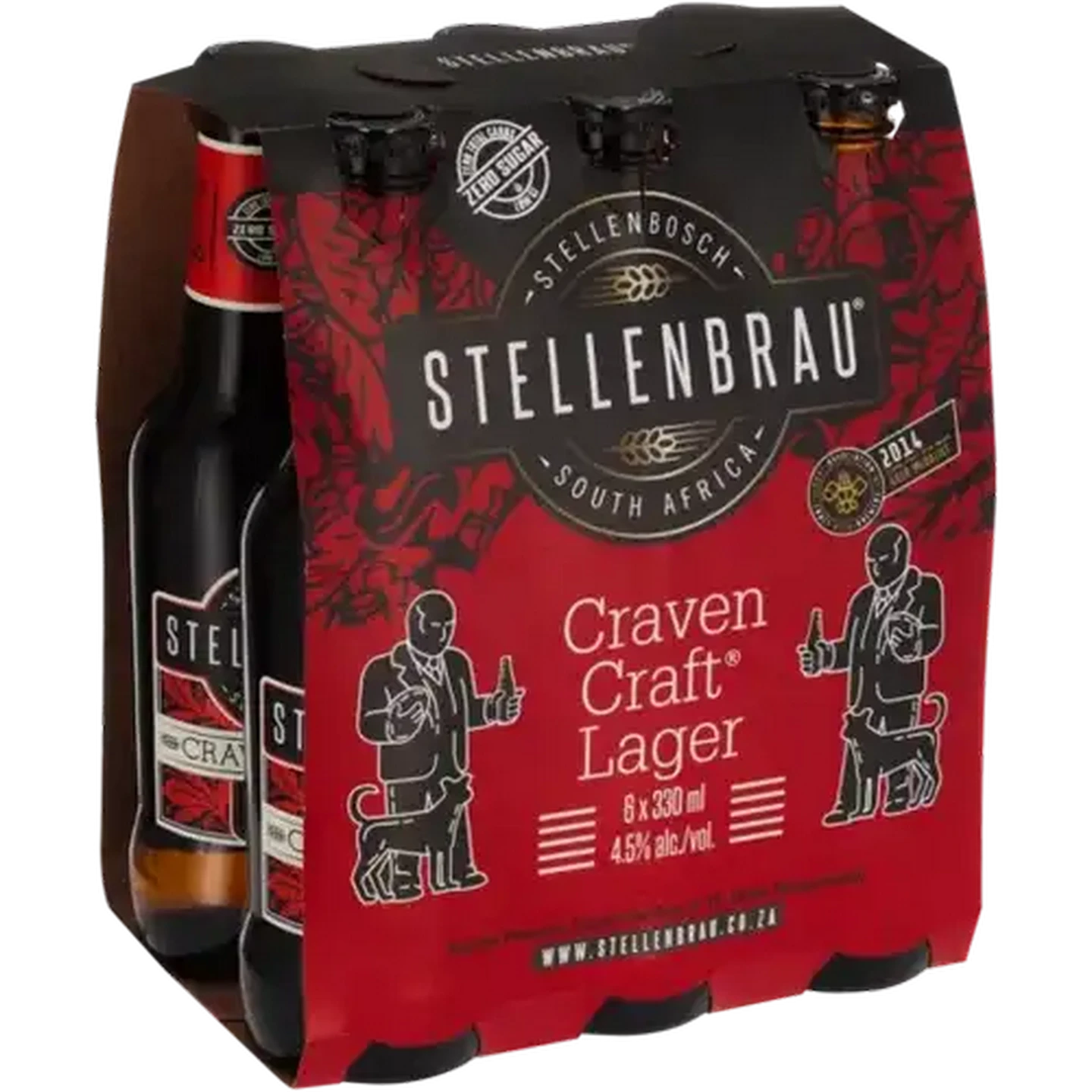 Image of Stellenbrau Craven Craft Lager Beer Bottles 6 x 330ml