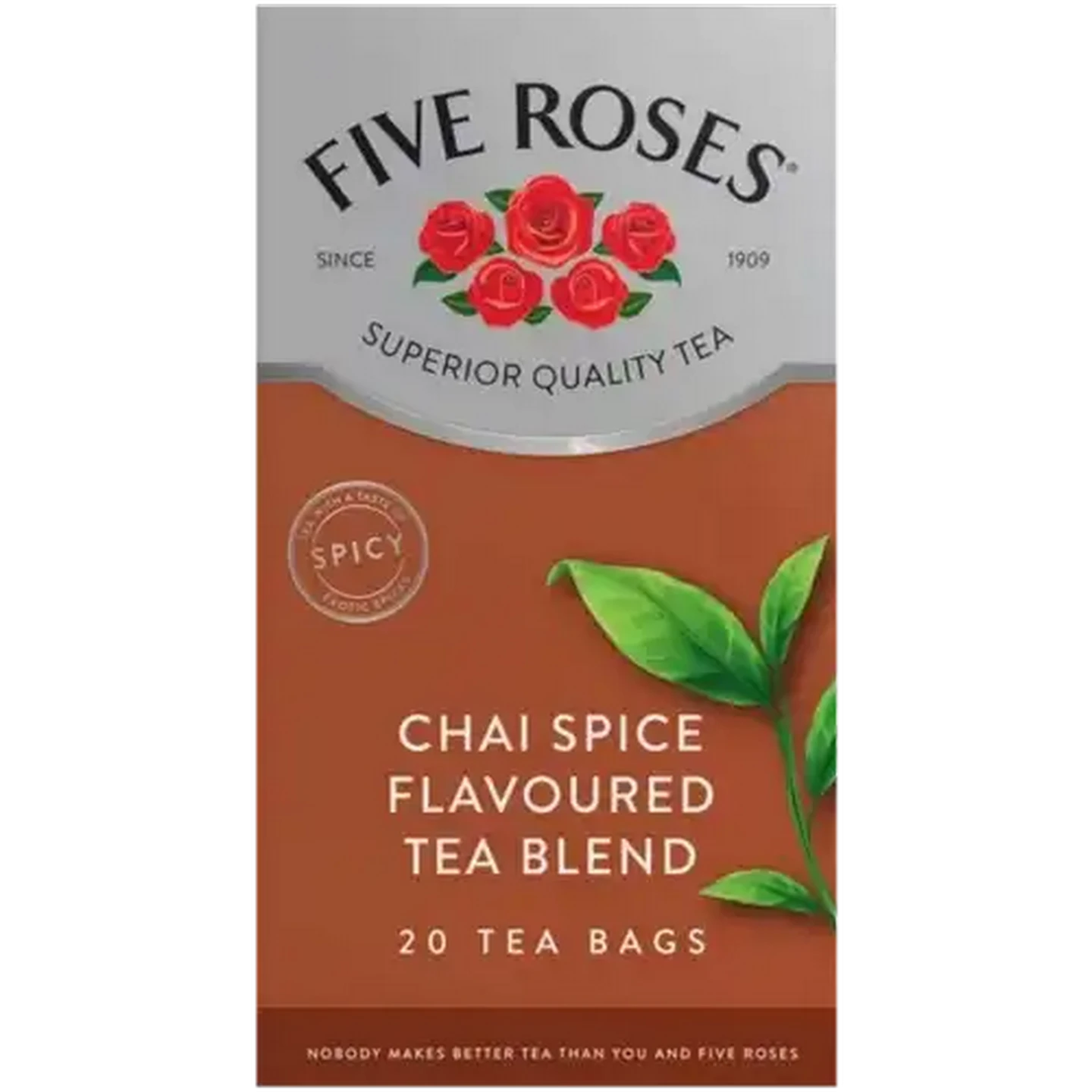 Image of Five Roses Chai Spice Flavoured Tea Blend 20 Pack