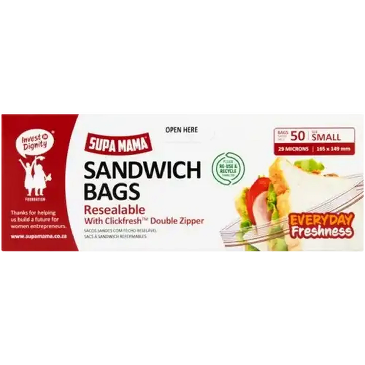Checkers Sixty60 | Supa Mama Small Resealable Sandwich Bags With