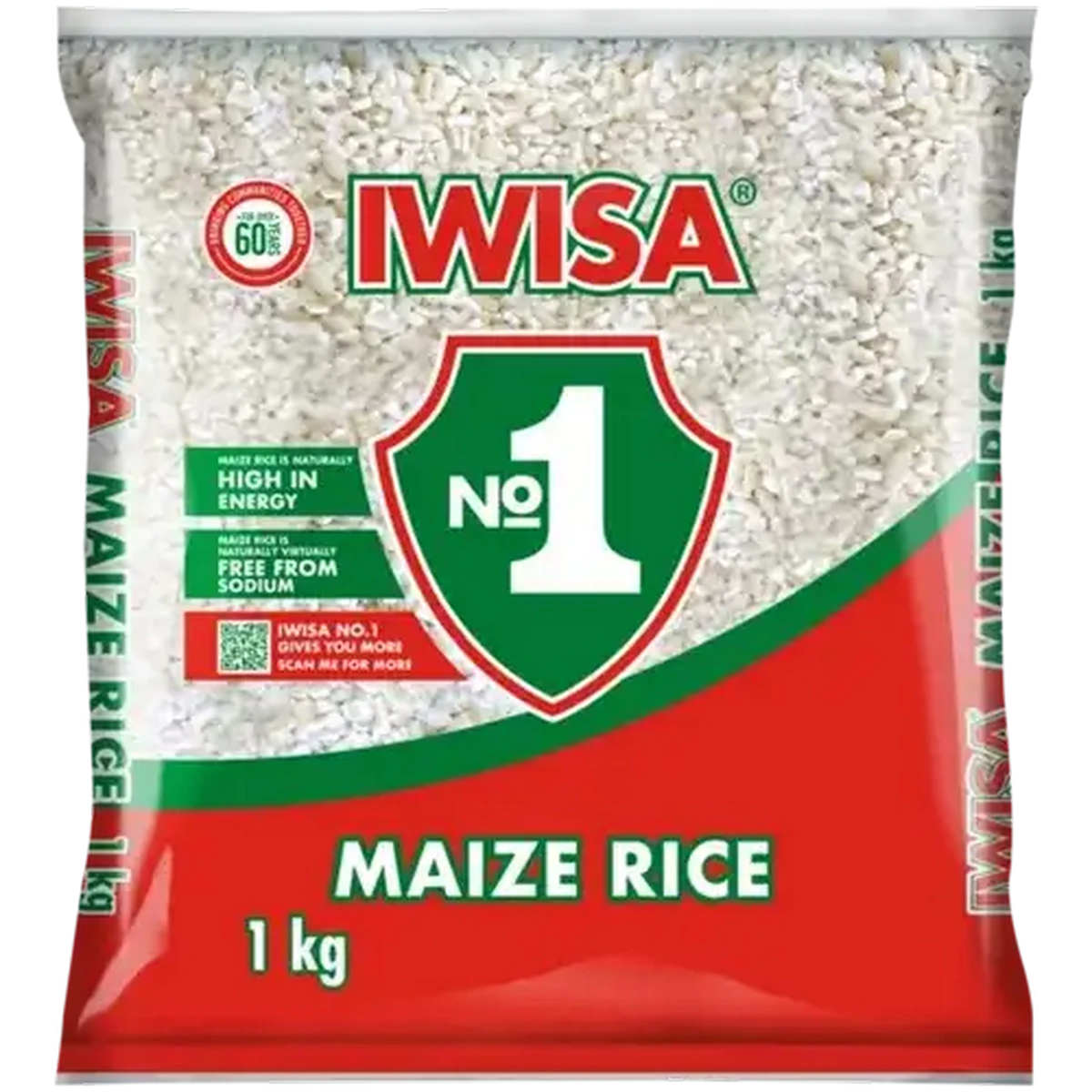 Checkers Sixty60 | Iwisa No.1 Maize Rice 1kg