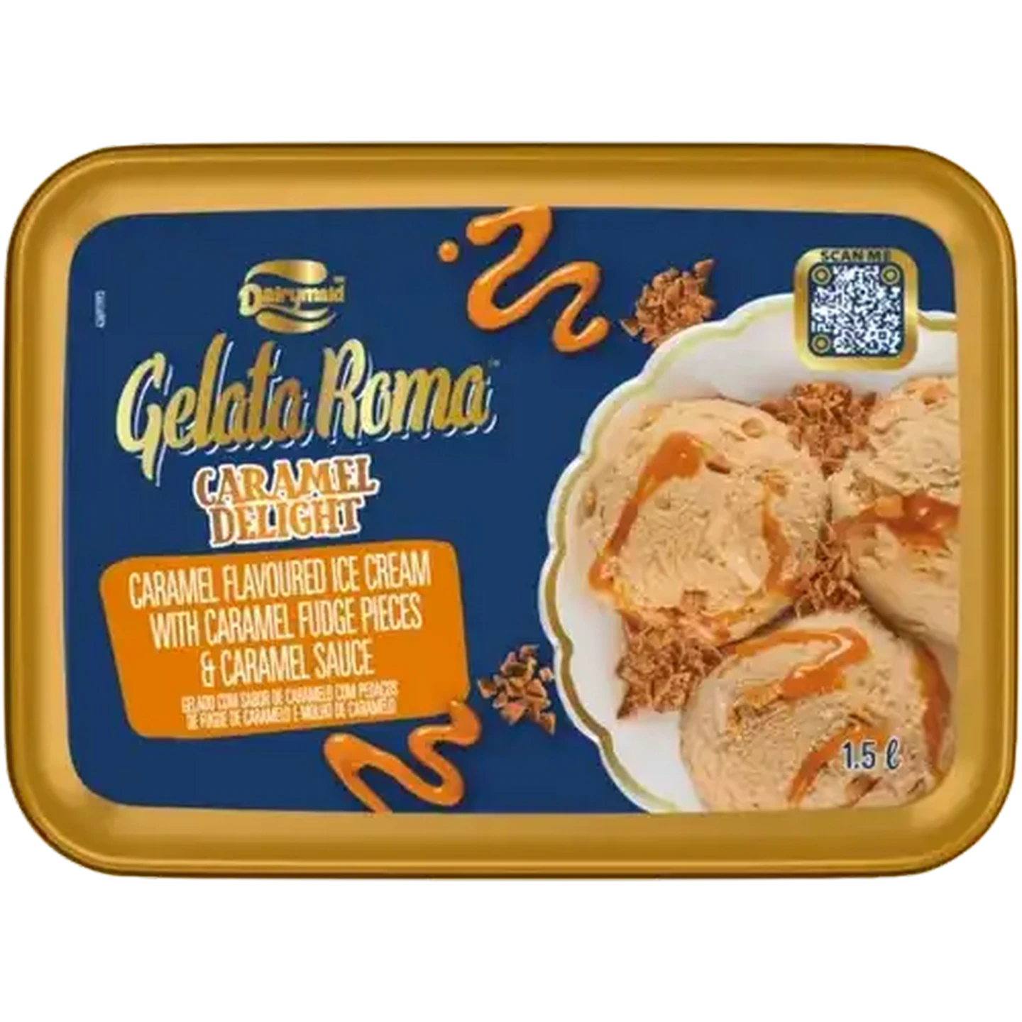 Checkers Sixty60 | Dairymaid Gelata Roma Caramel Delight Ice Cream