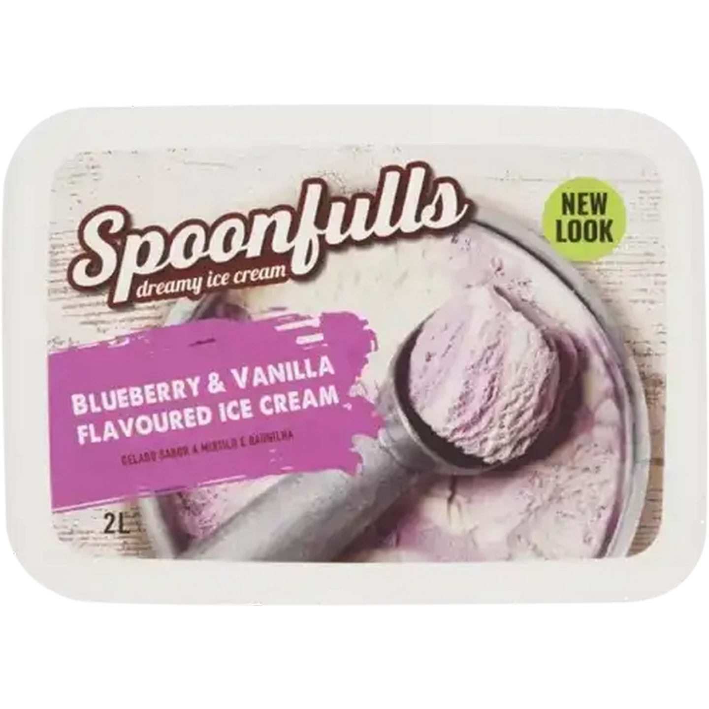 Checkers Sixty60 | Spoonfulls Blueberry & Vanilla Ice Cream 2L
