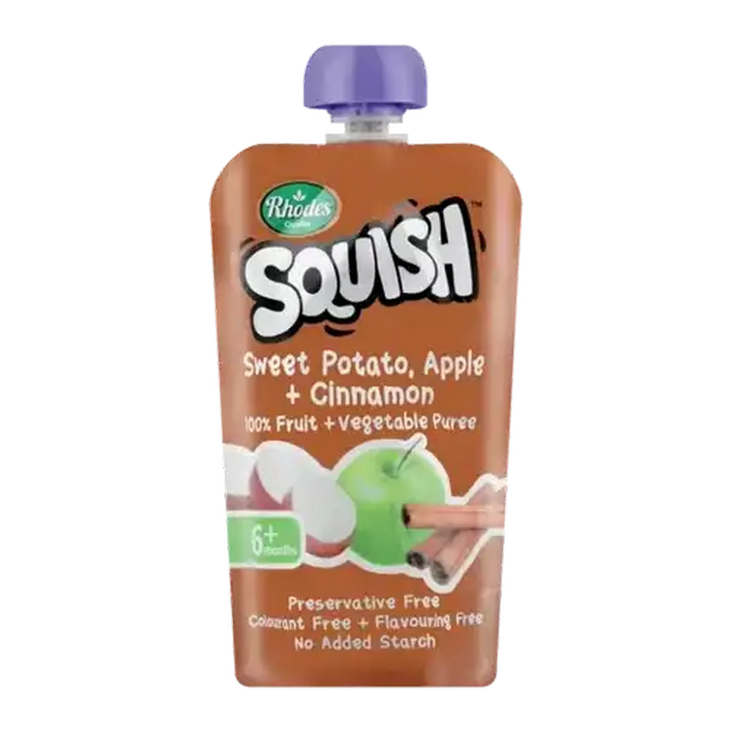 Image of Squish Sweet Potato, Apple & Cinnamon Flavoured Baby Food 110ml