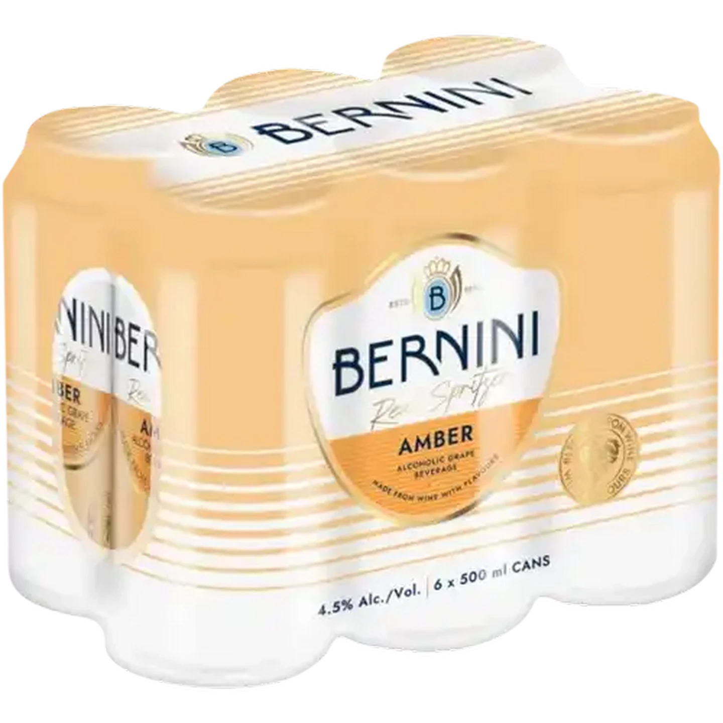 Checkers Sixty60 | Bernini Amber Sparkling Spritzer Cans 6 x 500ml