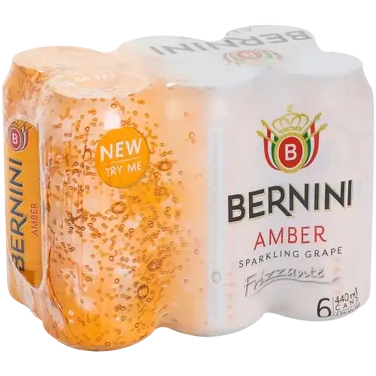 ボトル　インペリア　ザ・クイーン Checkers Sixty60 | Bernini Amber Sparkling Spritzer Cans 6 x 500ml