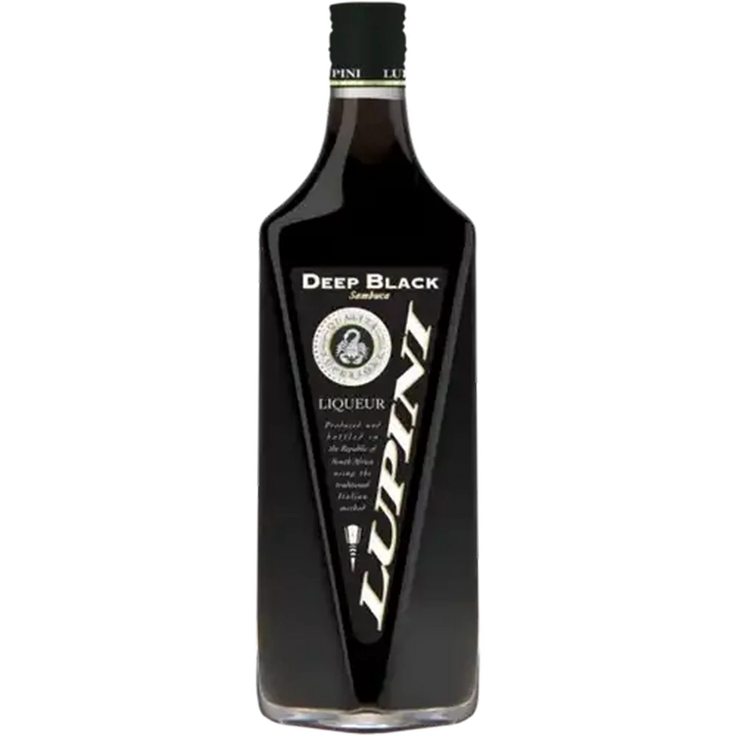 Image of Lupini Deep Black Sambuca Liqueur Bottle 750ml