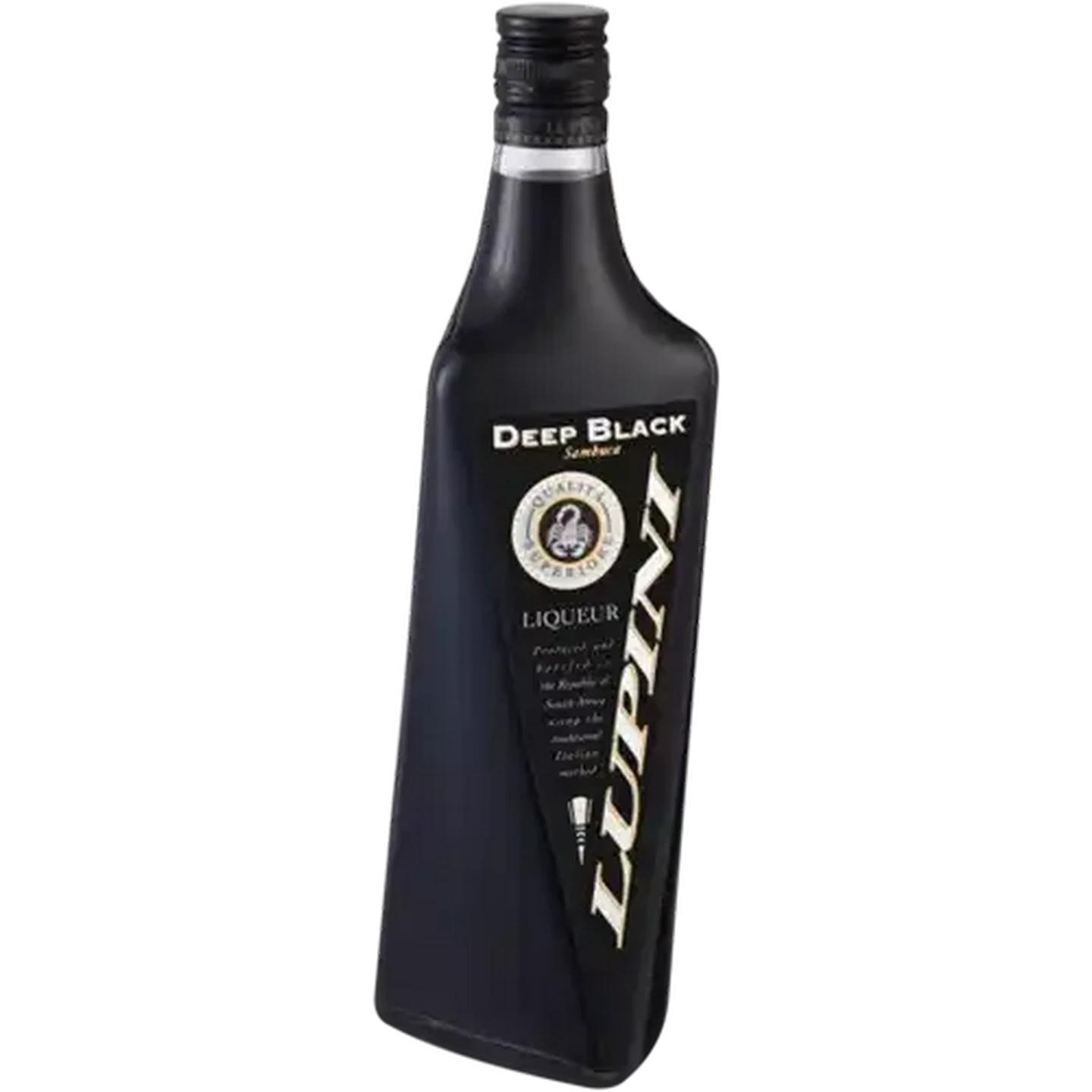 Image of Lupini Deep Black Sambuca Liqueur Bottle 750ml