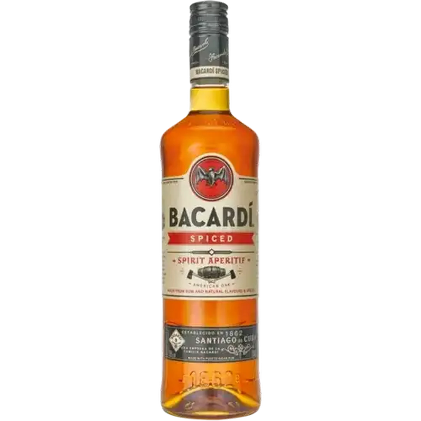 Image of BACARDÍ Spiced Spirit Aperitif Rum Bottle 750ml
