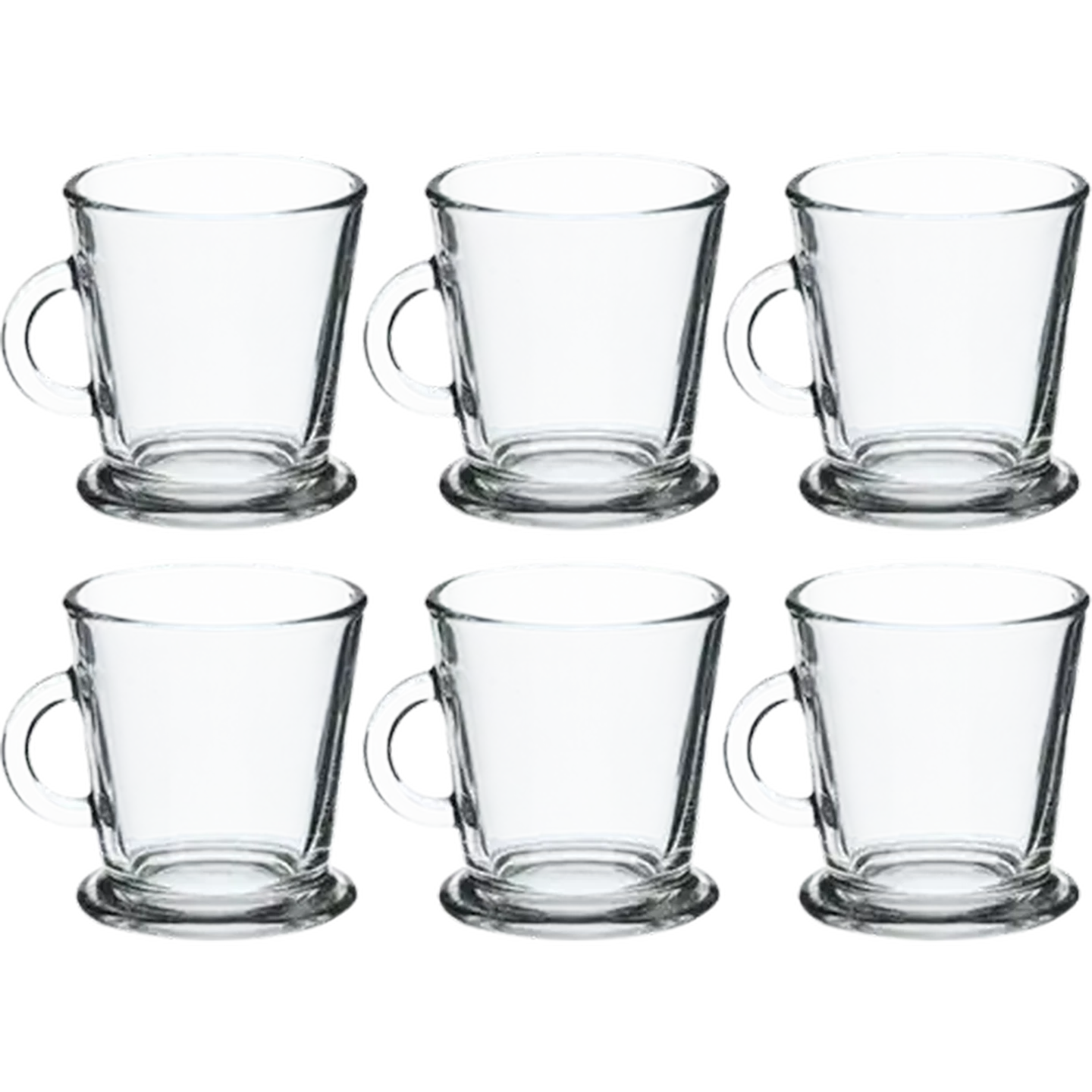 白黒2枚セットwerthy ASYMMETRY TANK(Cup in) Checkers Sixty60 | Coffee Time Cappuccino Glass Mug Set 6-Pack