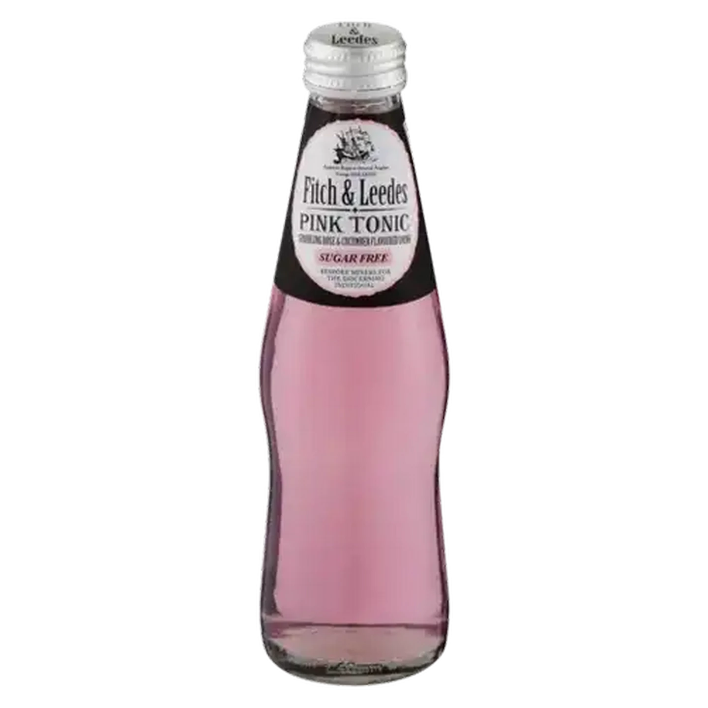 Image of Fitch & Leedes Pink Tonic Soft Drink Bottle 200ml