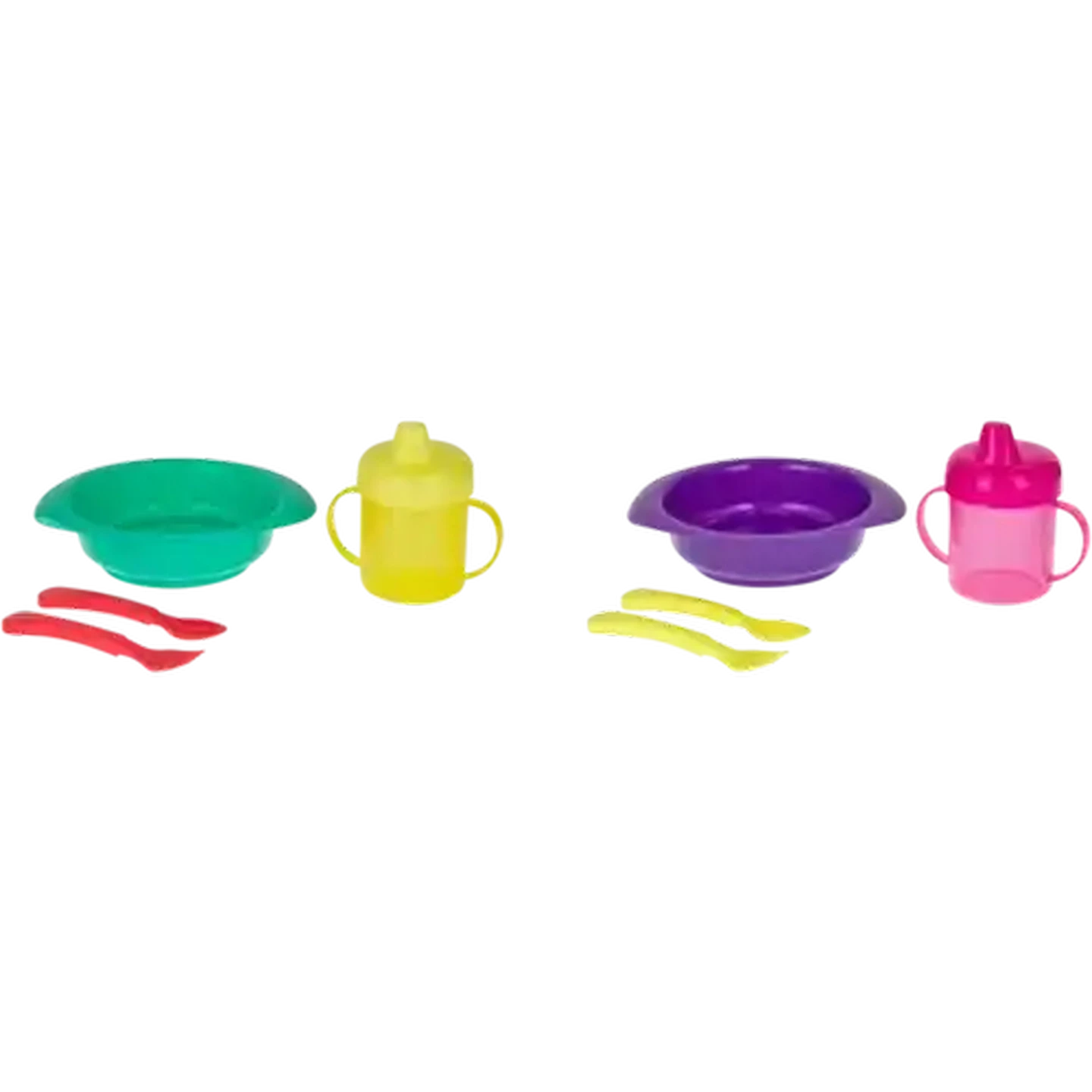 Image of Jolly Tots 4 Piece Feeding Set 6 Months+ (Colour May Vary)