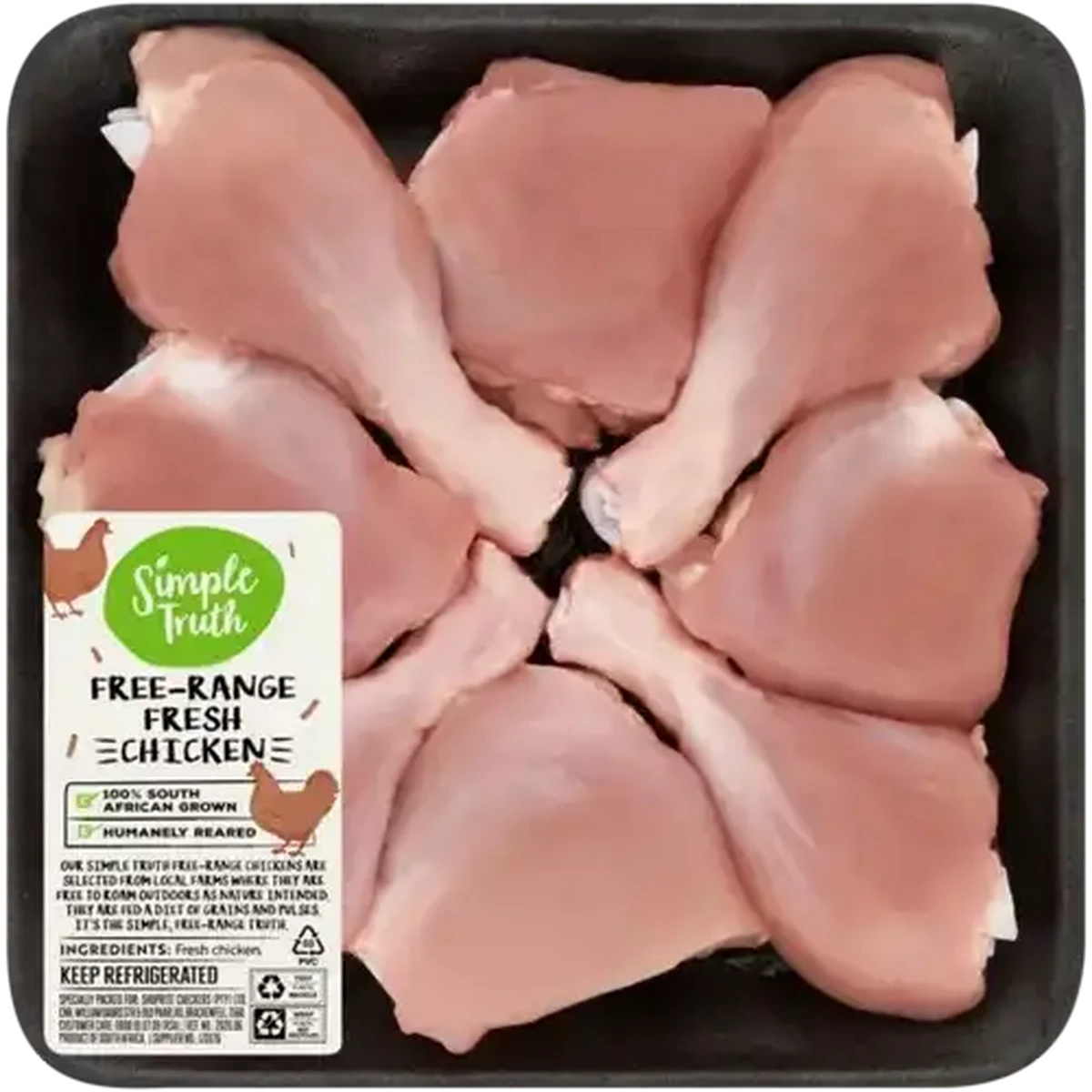 アーク600〜700g 6個セット Checkers Sixty60 | Simple Truth Free-Range Skinless Chicken Thighs