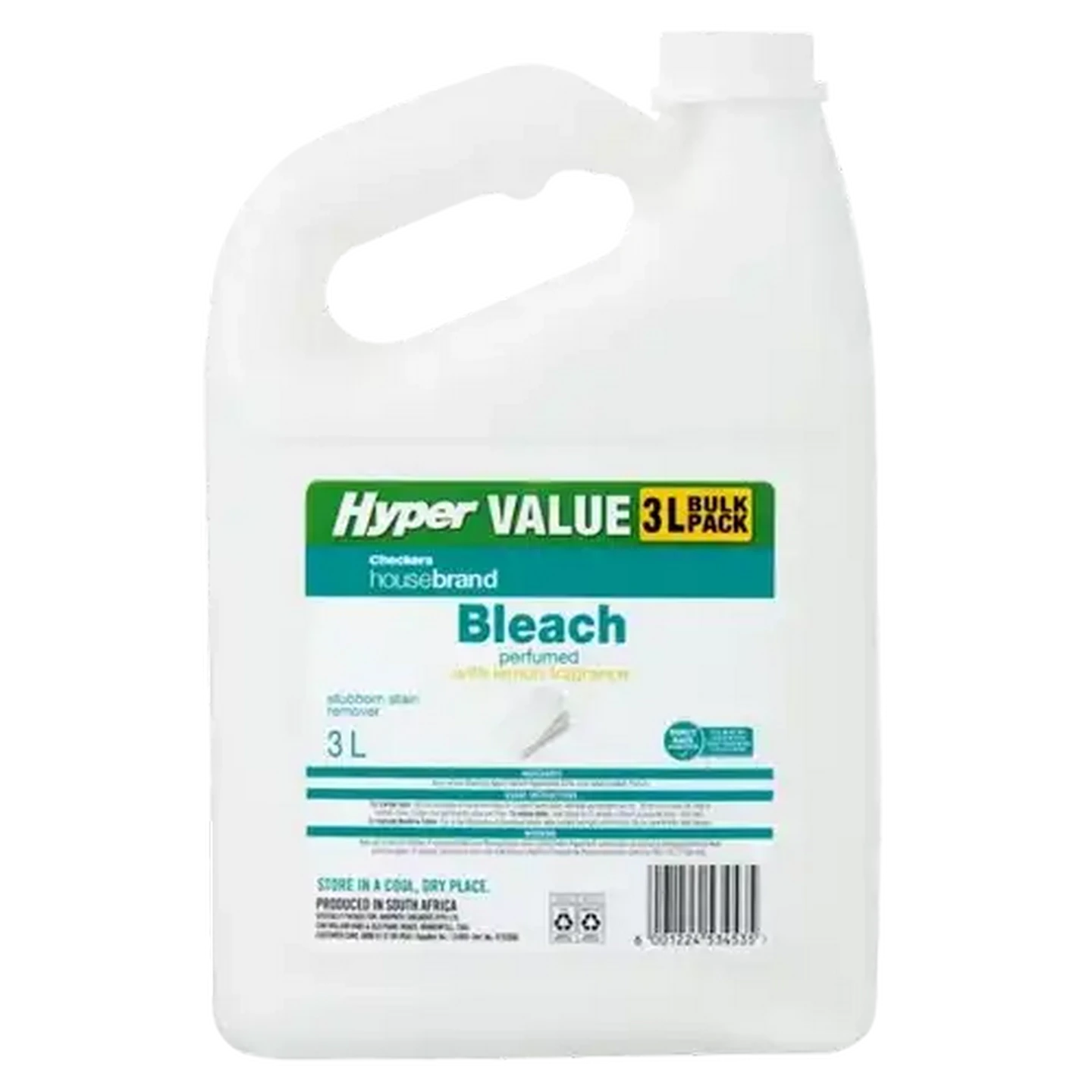 Image of Checkers Housebrand Perfumed Bleach With Lemon Fragrance 3L