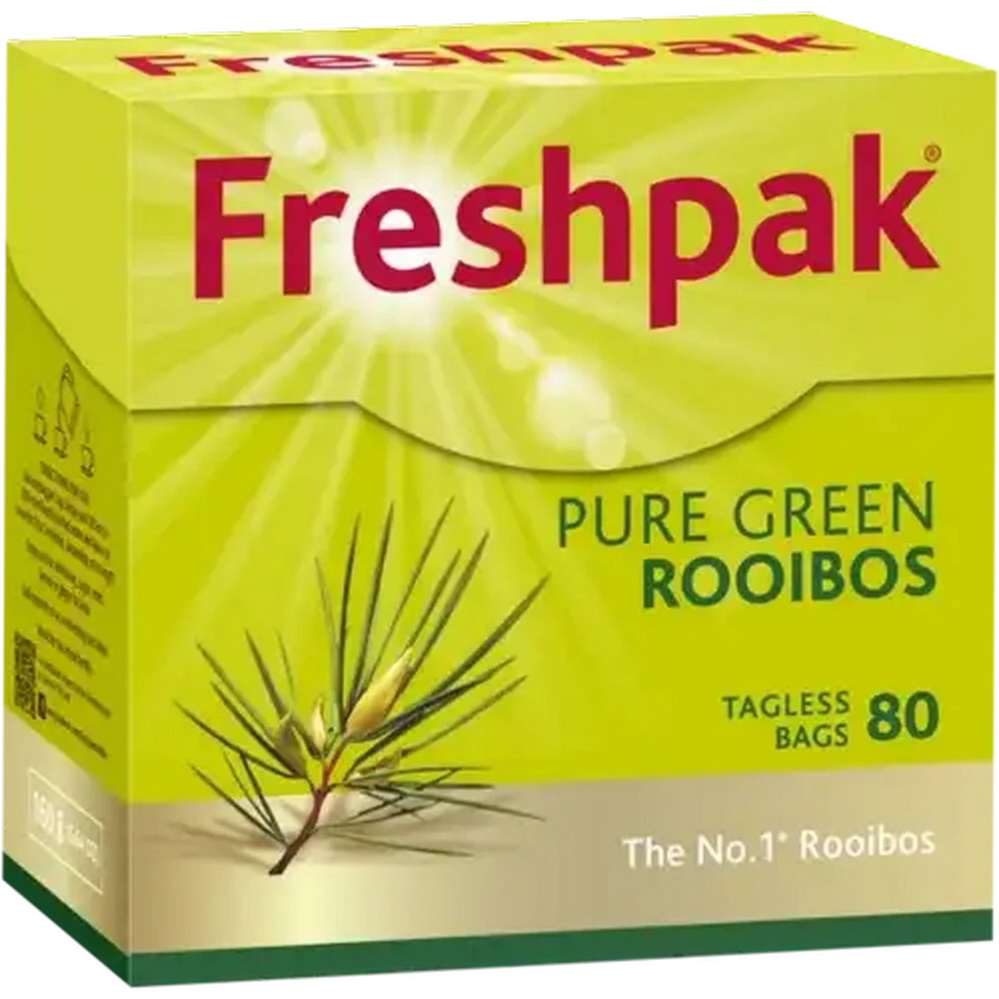 茶 bkS Checkers Sixty60 | Freshpak Pure Green Rooibos Tagless Tea Bags 80
