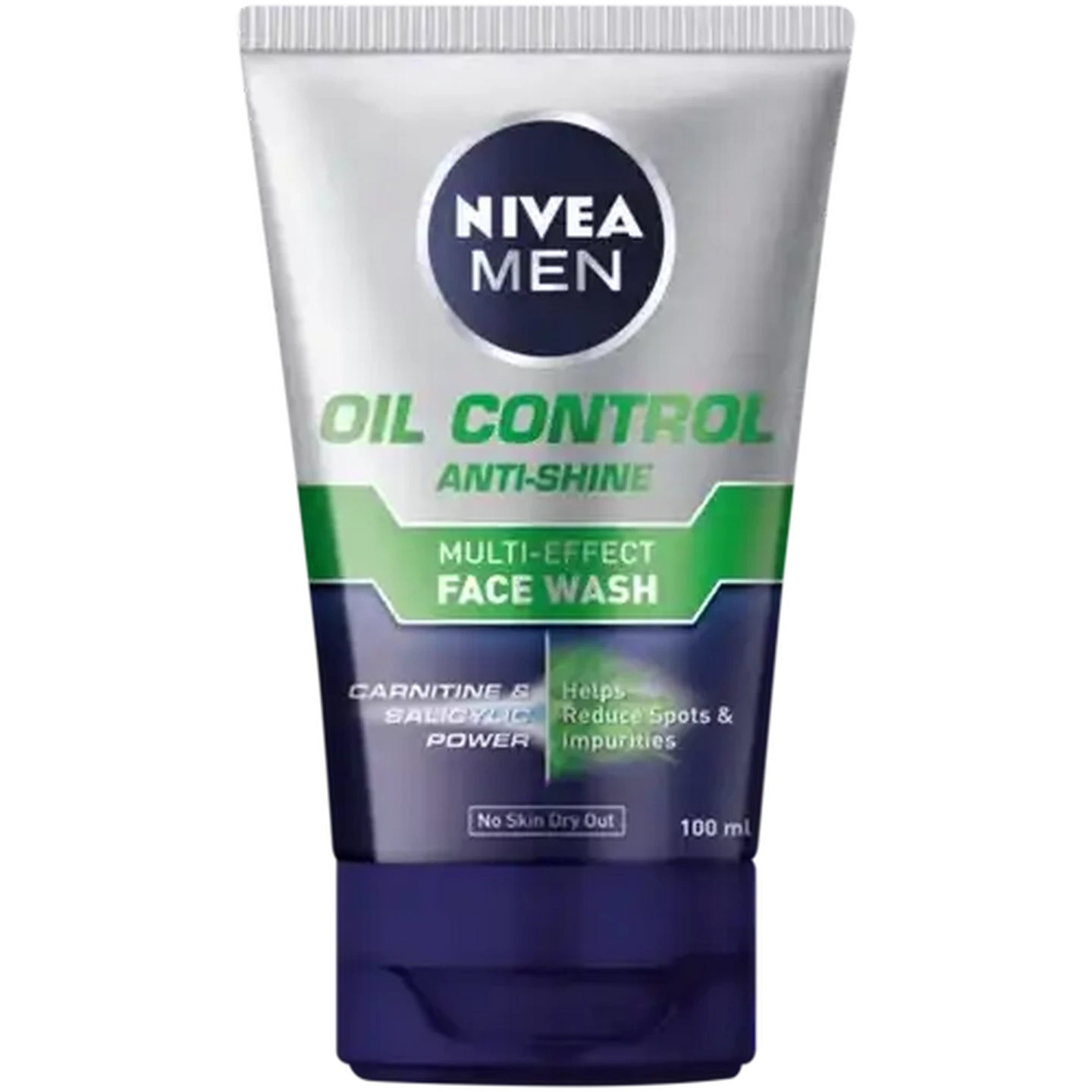 Image of NIVEA MEN Oil Control Anti-Shine Multi-Effect Face Wash Tube 100ml