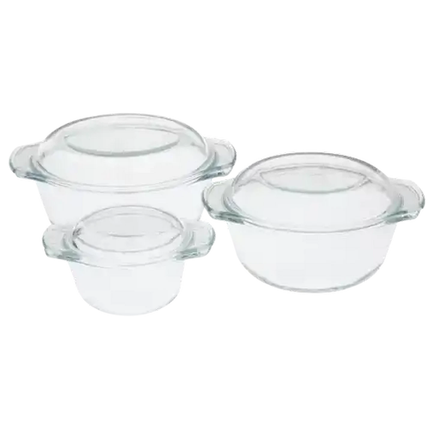 Checkers Sixty60 | Home Discovery Curve Glass Casserole Set 3-Piece
