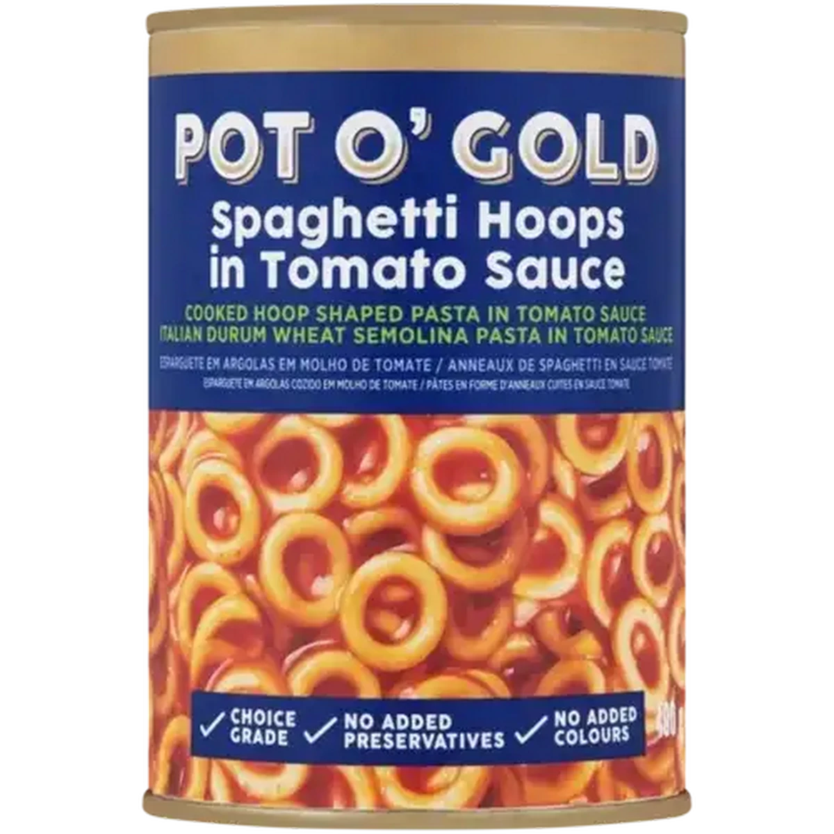 Checkers Sixty60 | Pot O' Gold Spaghetti Hoops in Tomato Sauce 400g