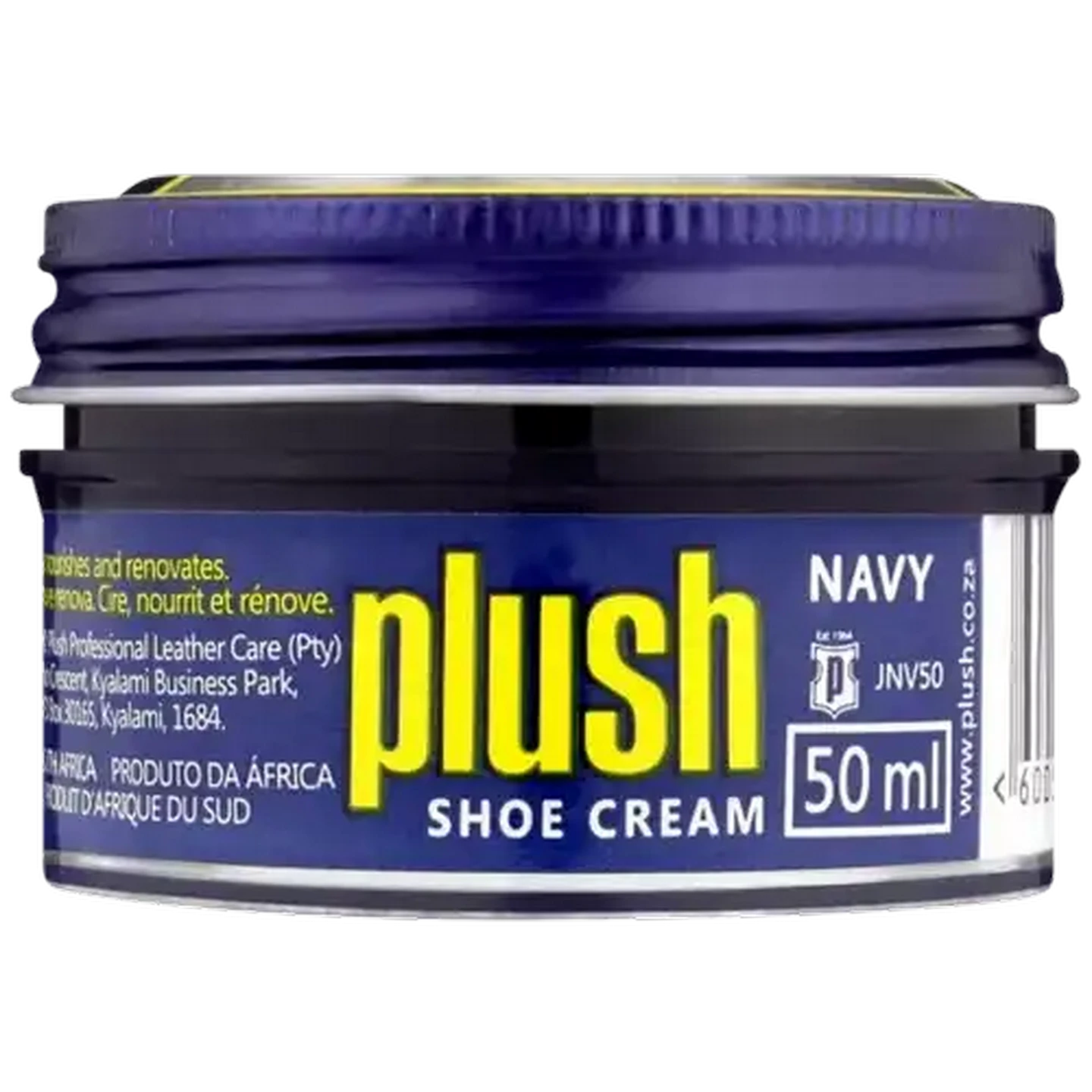 Image of Plush Navy Shoe Polish Cream 50ml