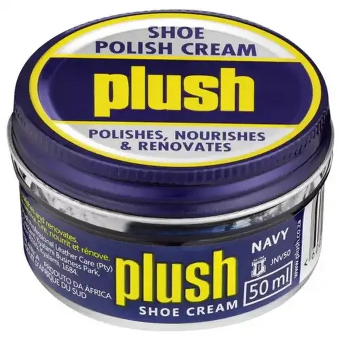 Image of Plush Navy Shoe Polish Cream 50ml