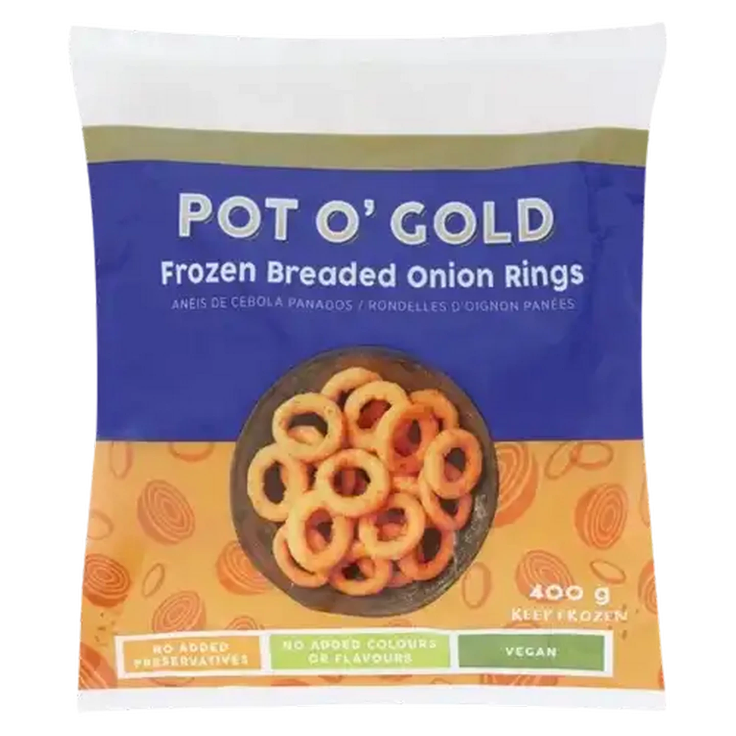 Image of Pot O' Gold Frozen Breaded Onion Rings 400g