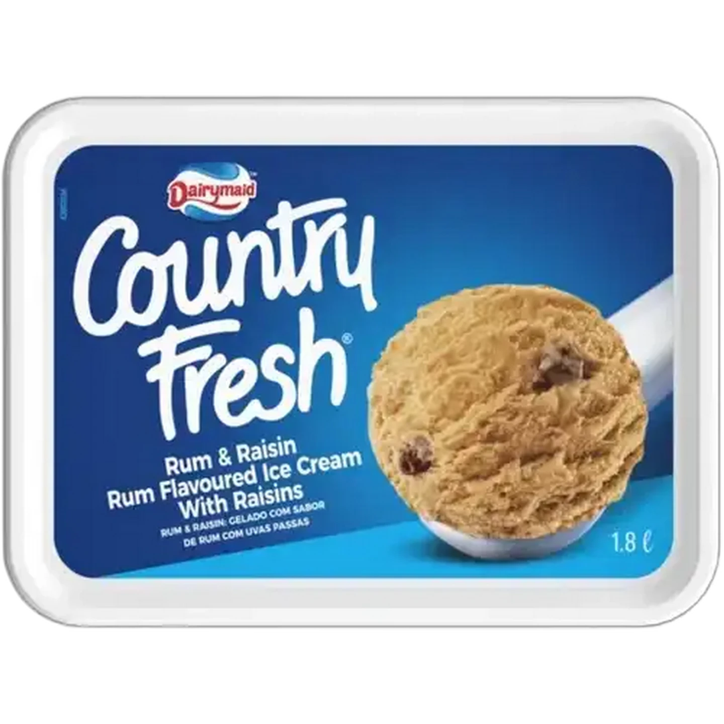 Checkers Sixty60 | Dairymaid Country Fresh Rum & Raisin Ice Cream 1.8L