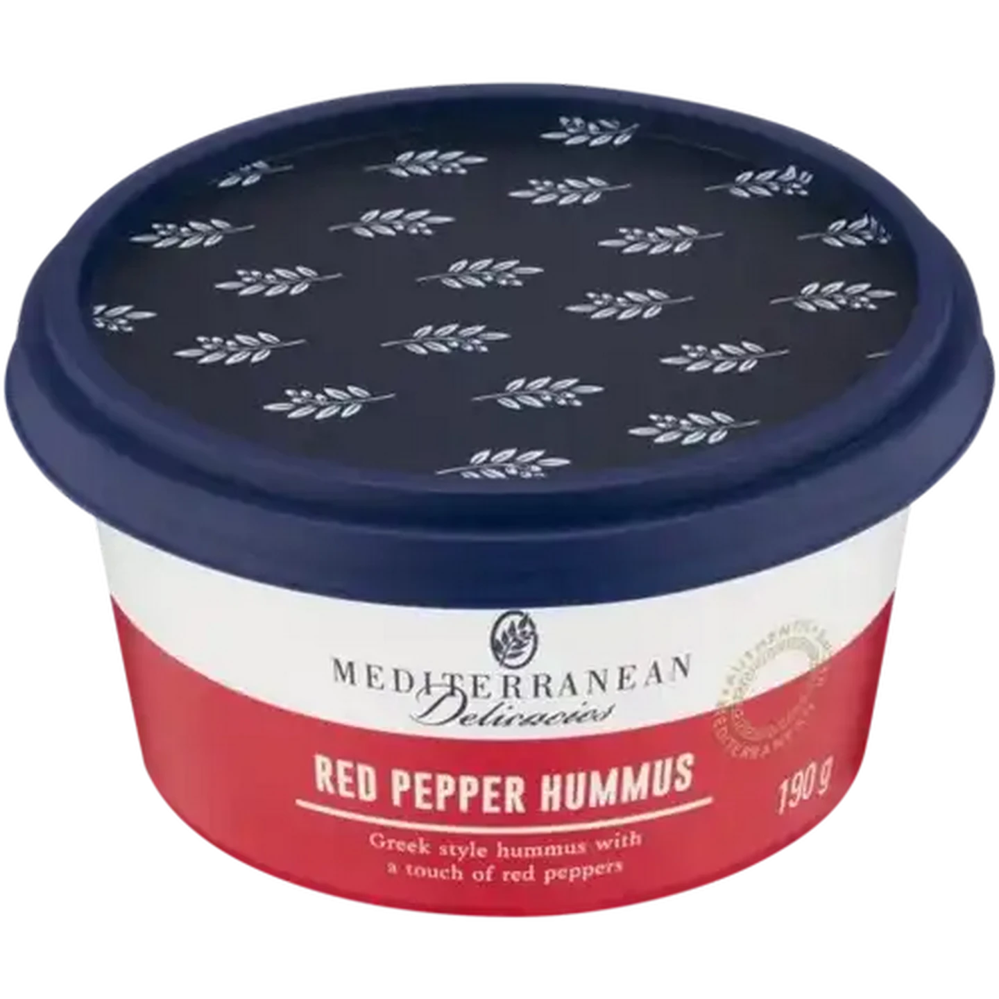 Image of Mediterranean Delicacies Delicacies Red Pepper Humus 190g